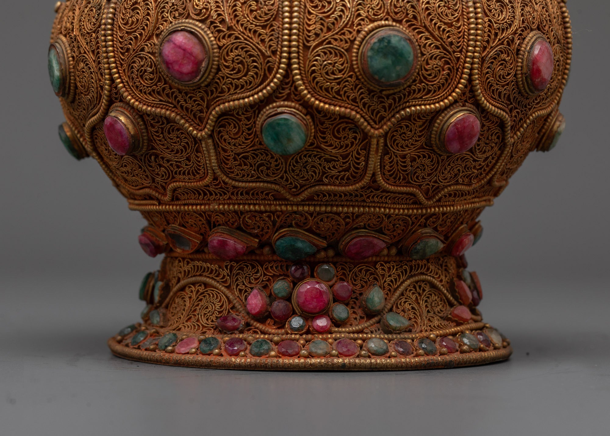 Exquisite Dhirpur Rice Pot | Artisan Crafted Spiritual Storage Bowl
