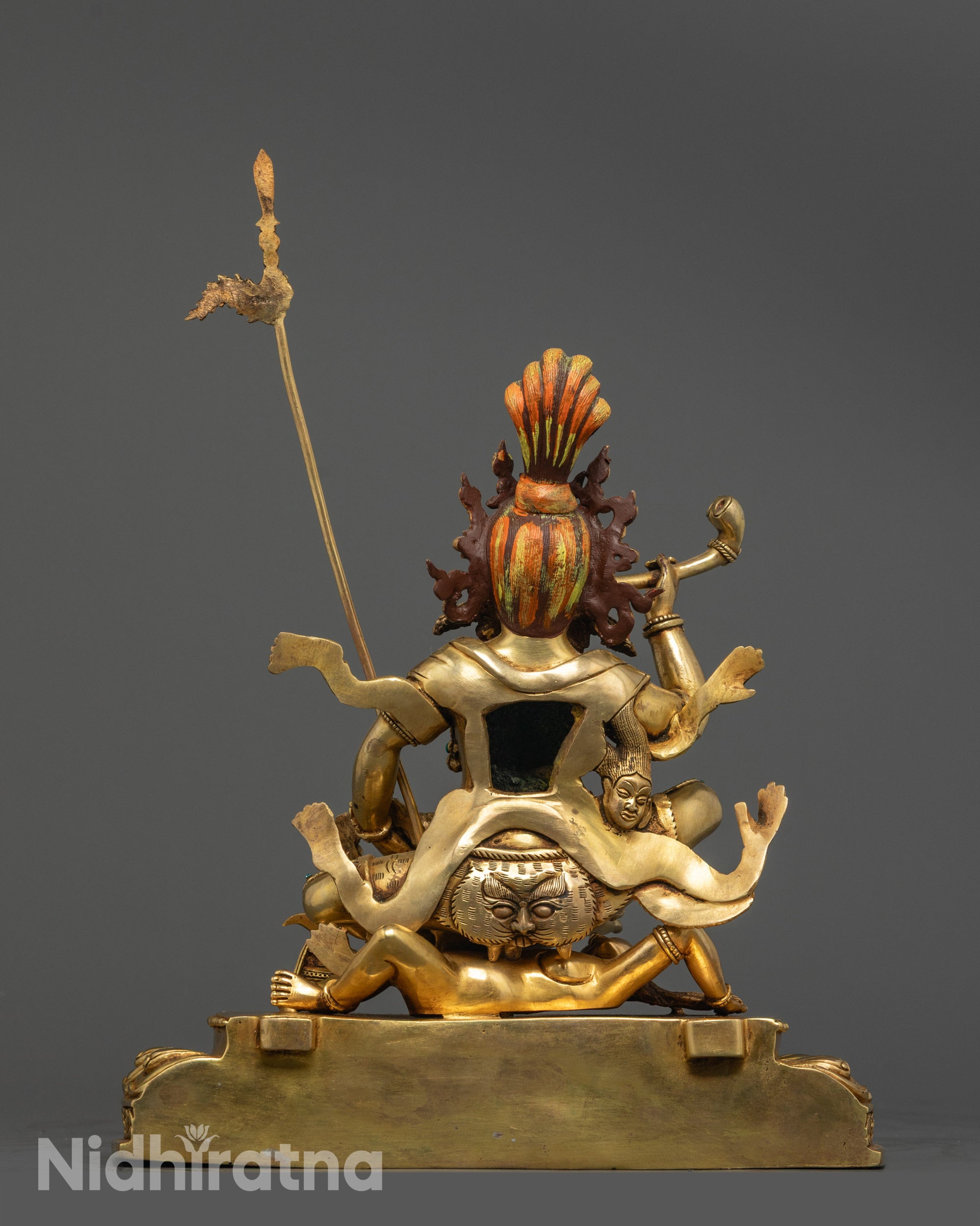 Brahmanrupa Statue | 24k Fire Gilded Copper Statue