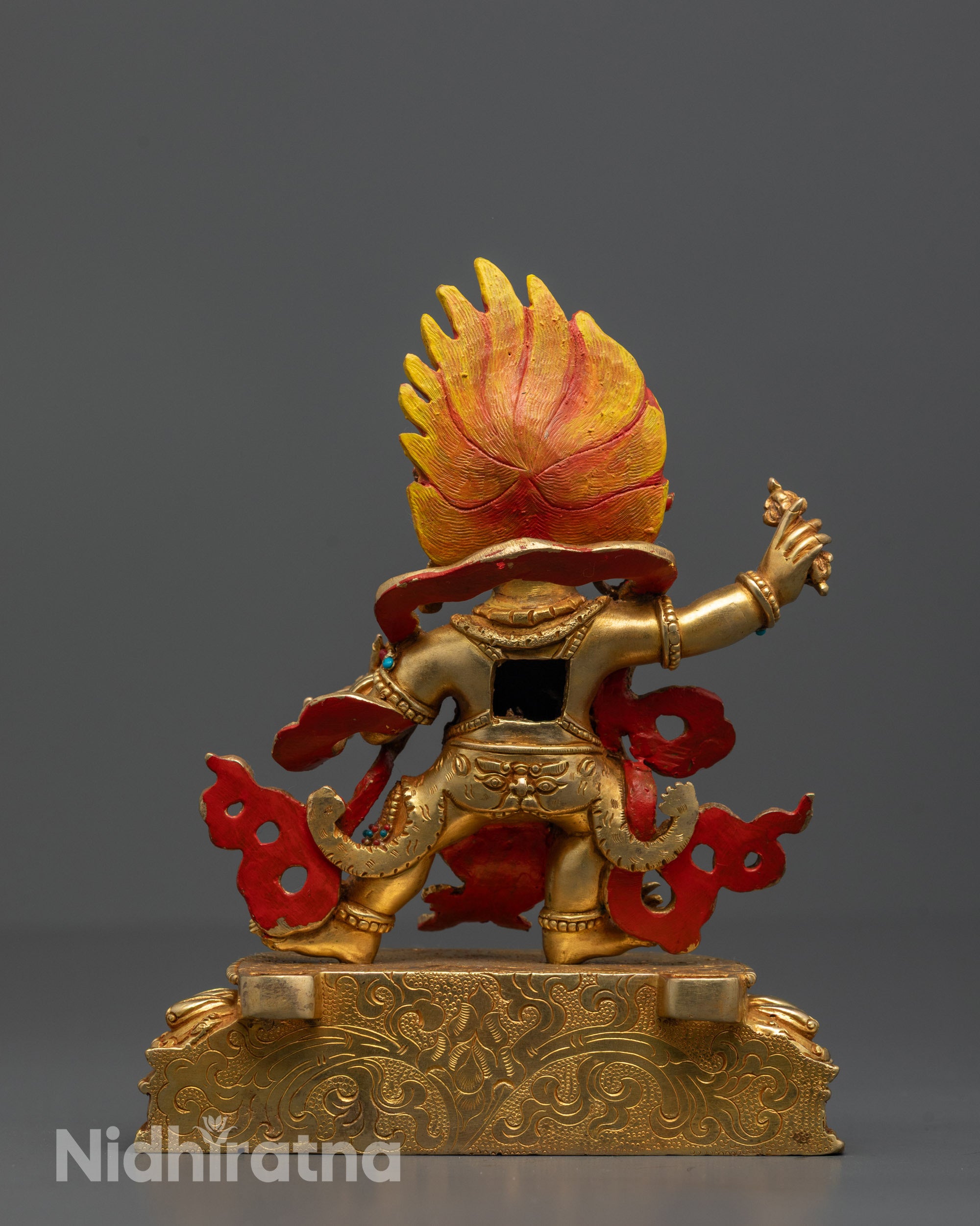 Tibetan Vajrapani Statue | Buddhist Wrathful Deity