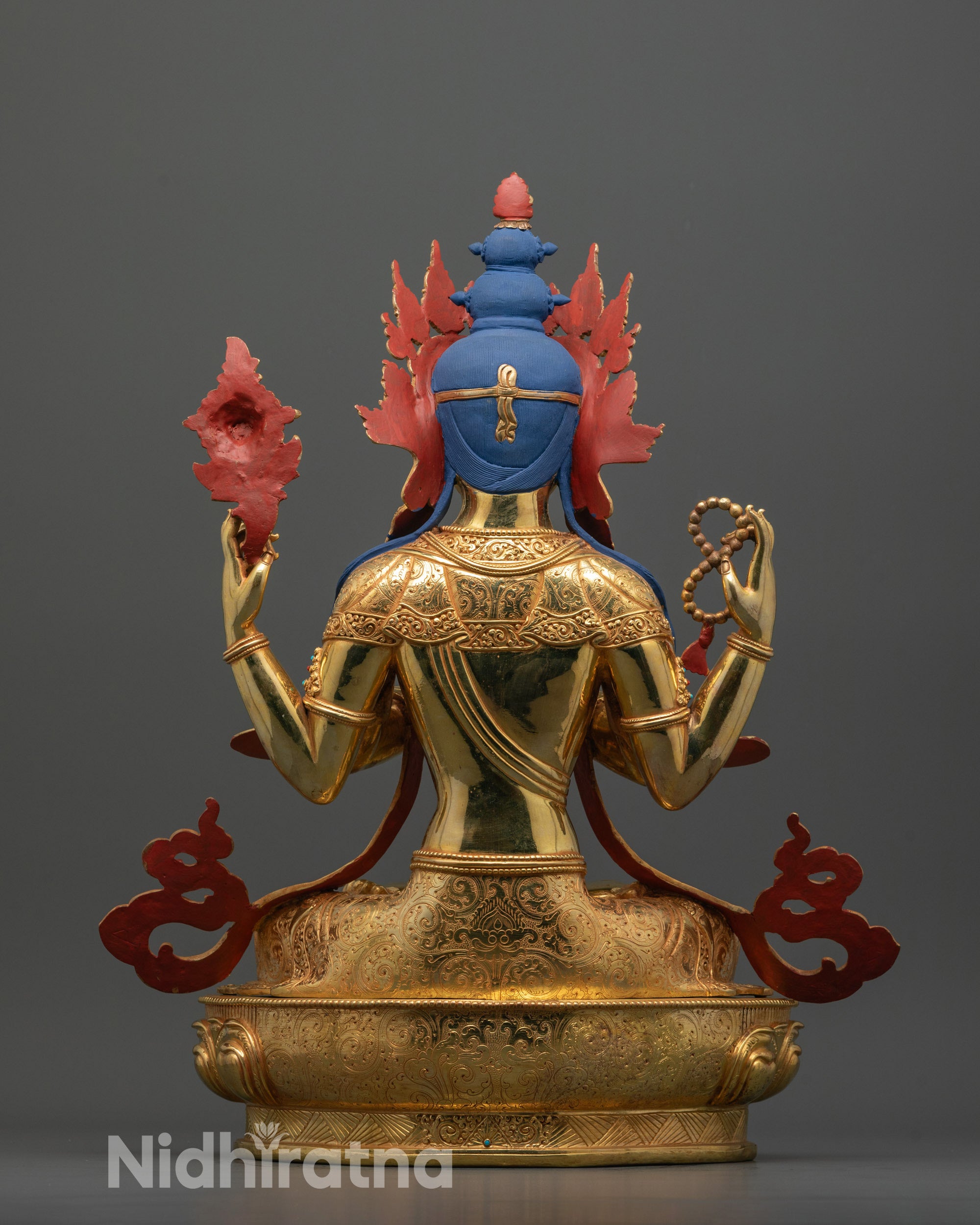 Chenrezig Statue | Traditional Himalayan Avalokiteshvara Sculpture