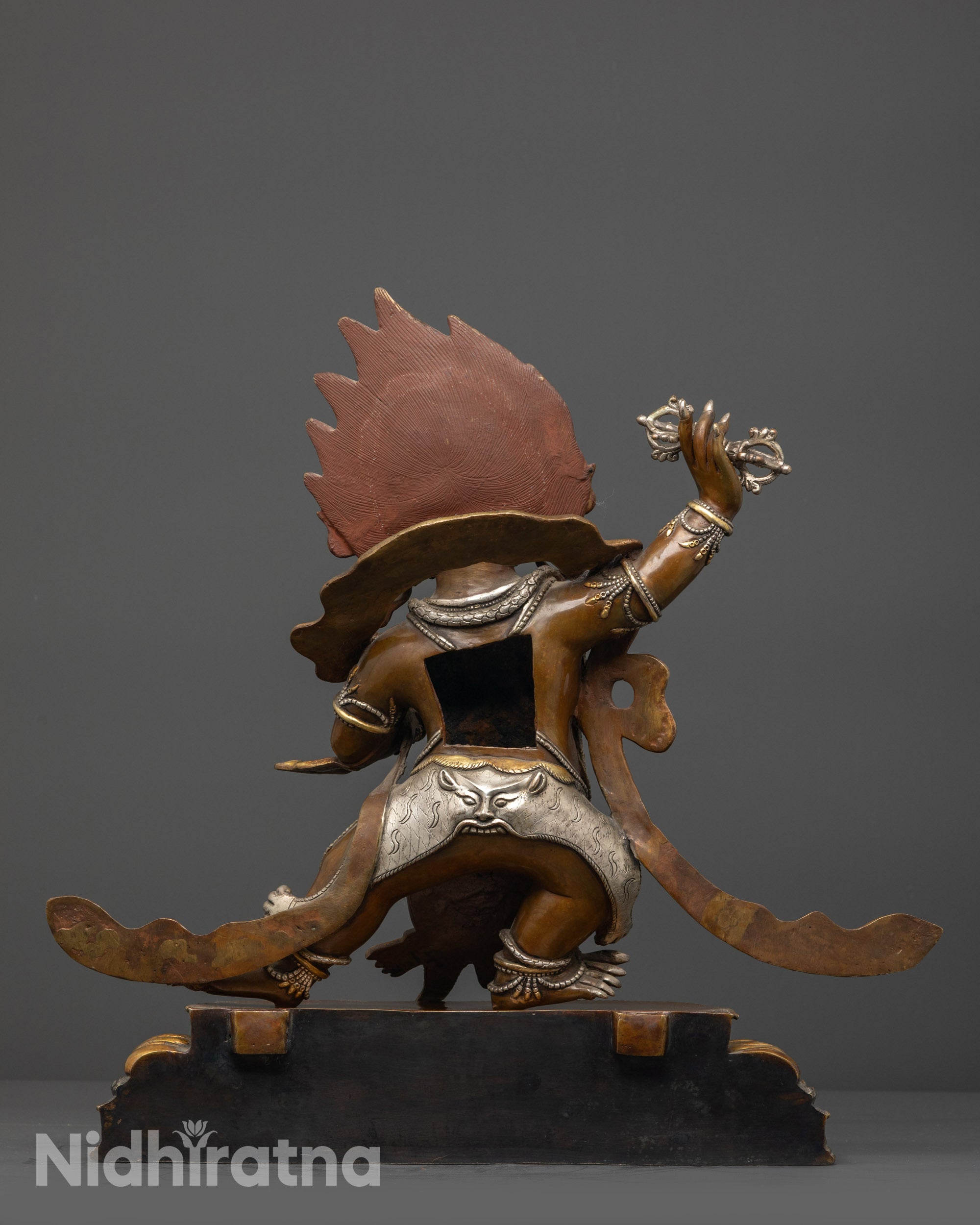 Protector Vajrapani Sculpture | The Thunderbolt Bearer Statue