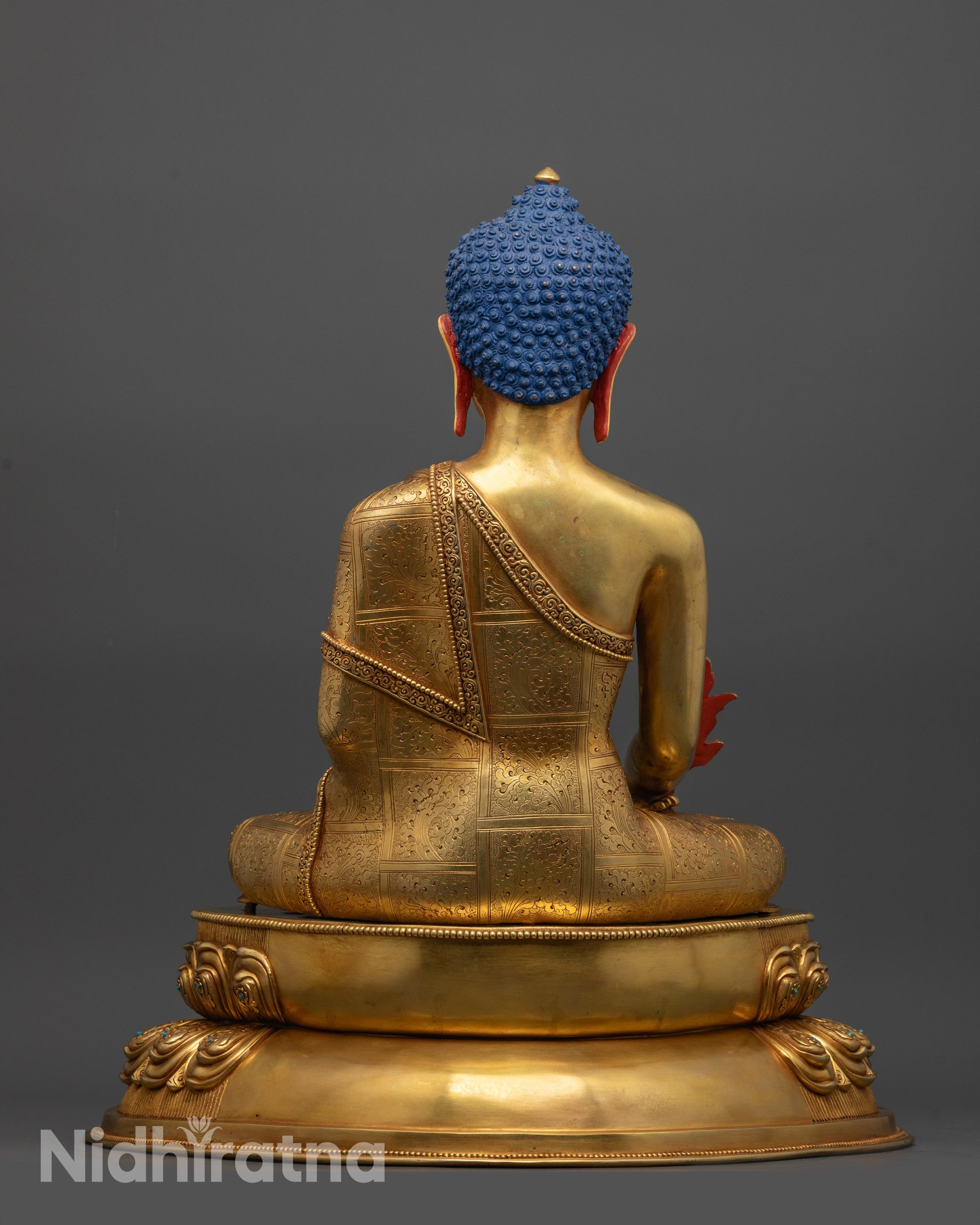 Healing Bhaisajyaguru Buddha Statue | Traditional Nepalese Handcraft