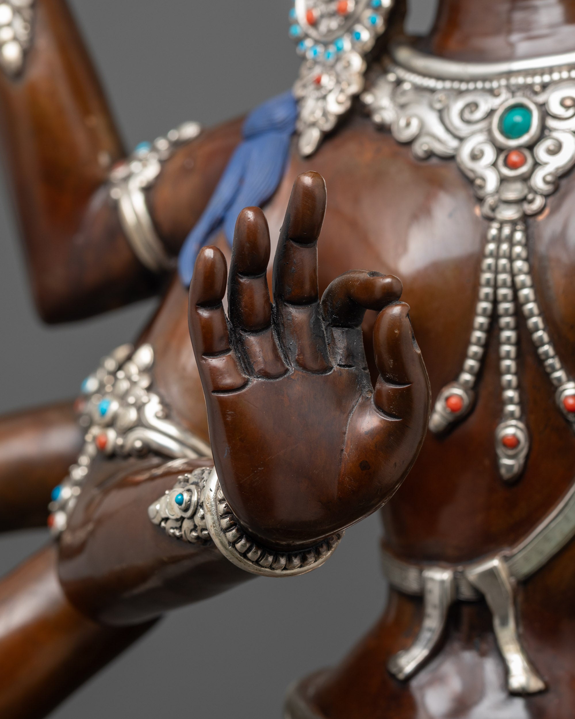 Oxidized Amoghapasa Lokeshvara Statue | Timeless Nepalese Artwork