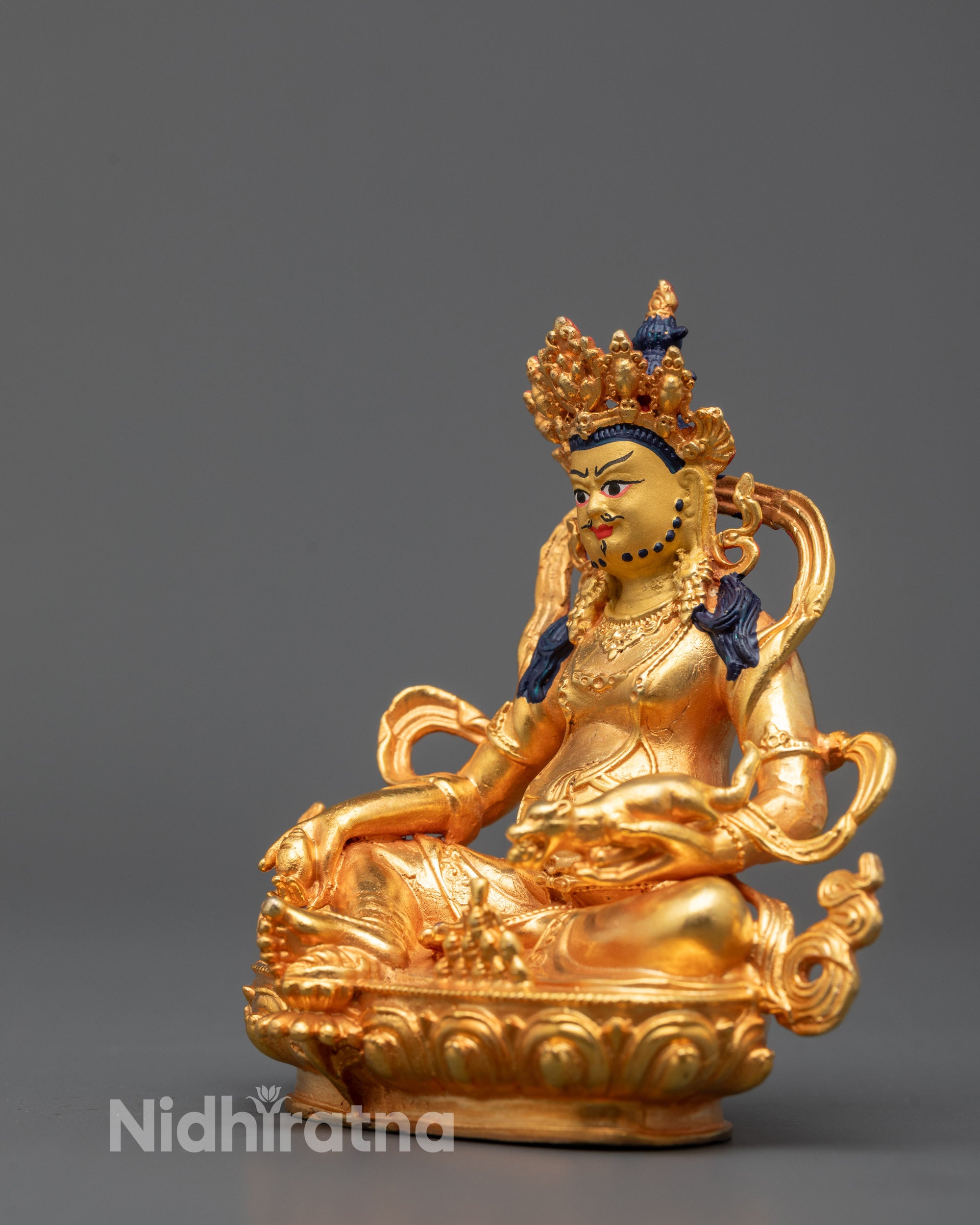 Dzambhala Statue | Nepalese Artisan Crafted Prosperity Figure