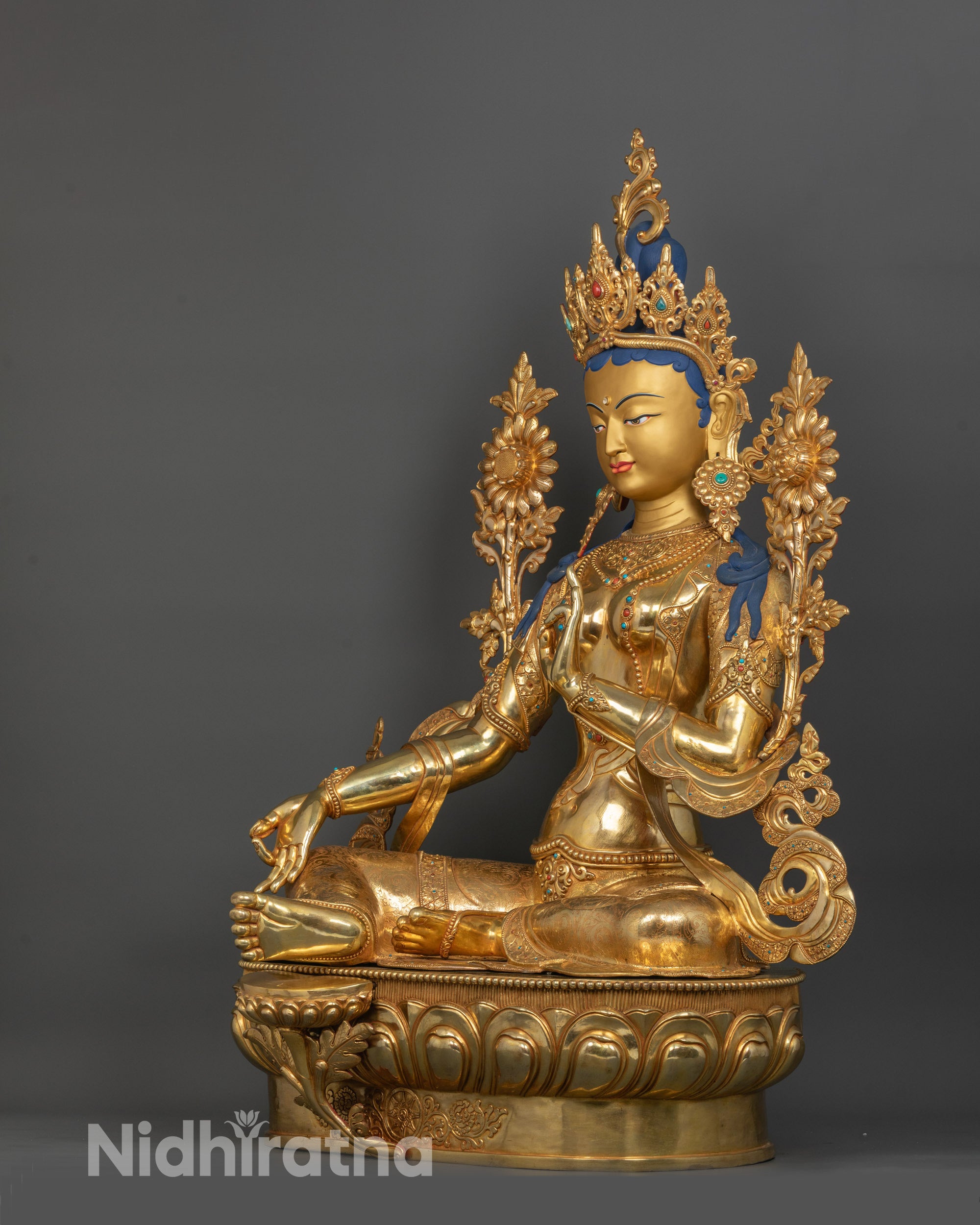 Shop Our Large Size Green Tara Statue | Buddhist Goddess