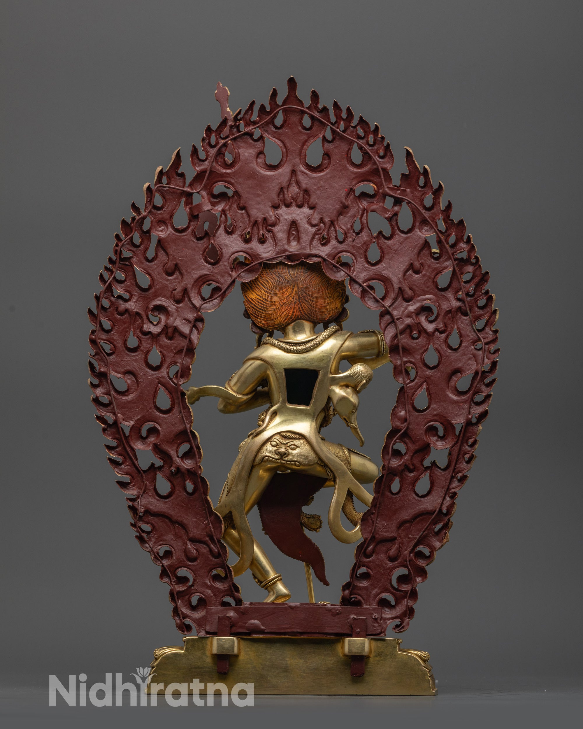 Goddess Troma Nagmo Statue | Wrathful Dakini Traditional Himalayan Art