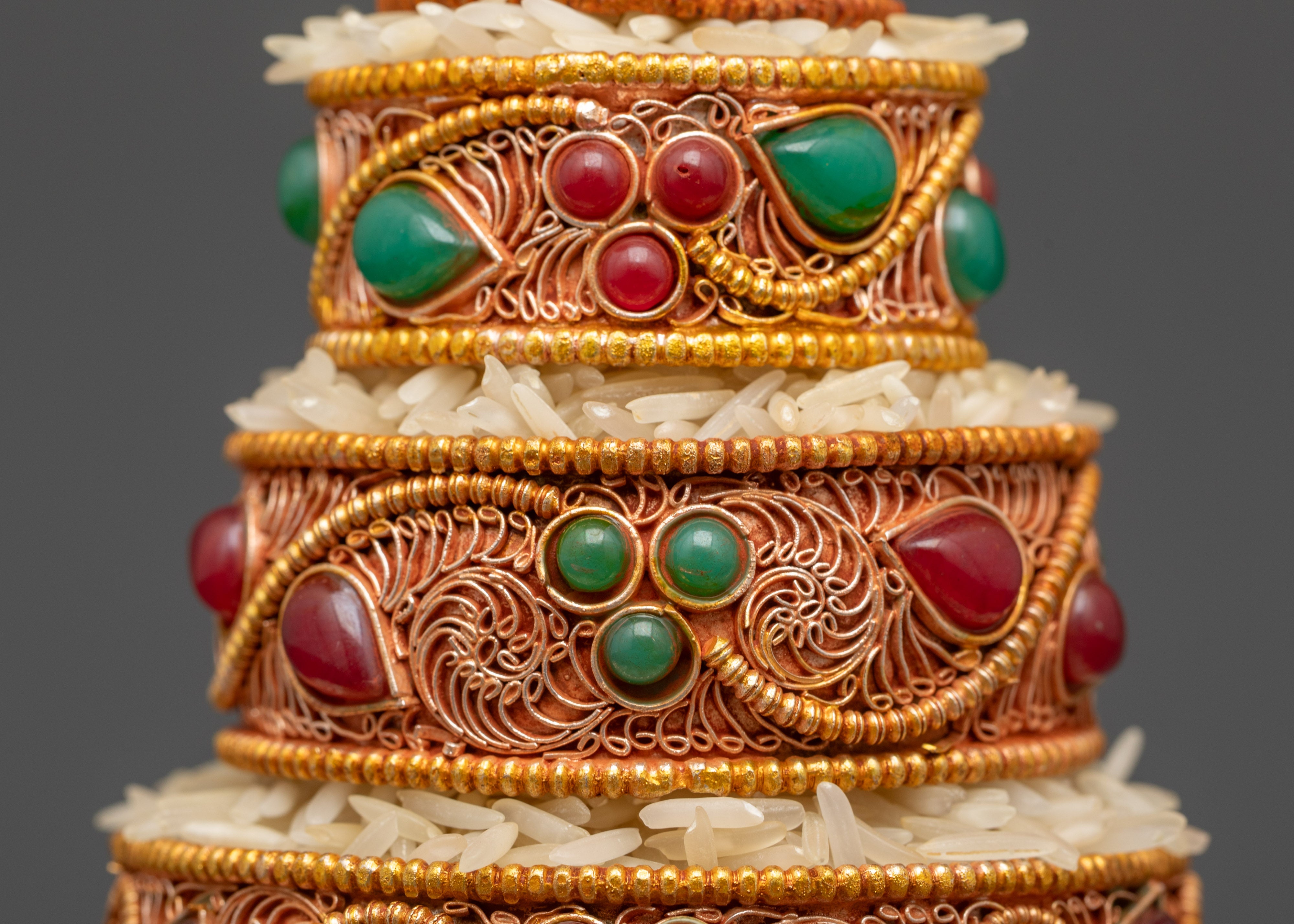 3" Mandala Offering | Vajrayana Ritual Set for Spiritual Practices