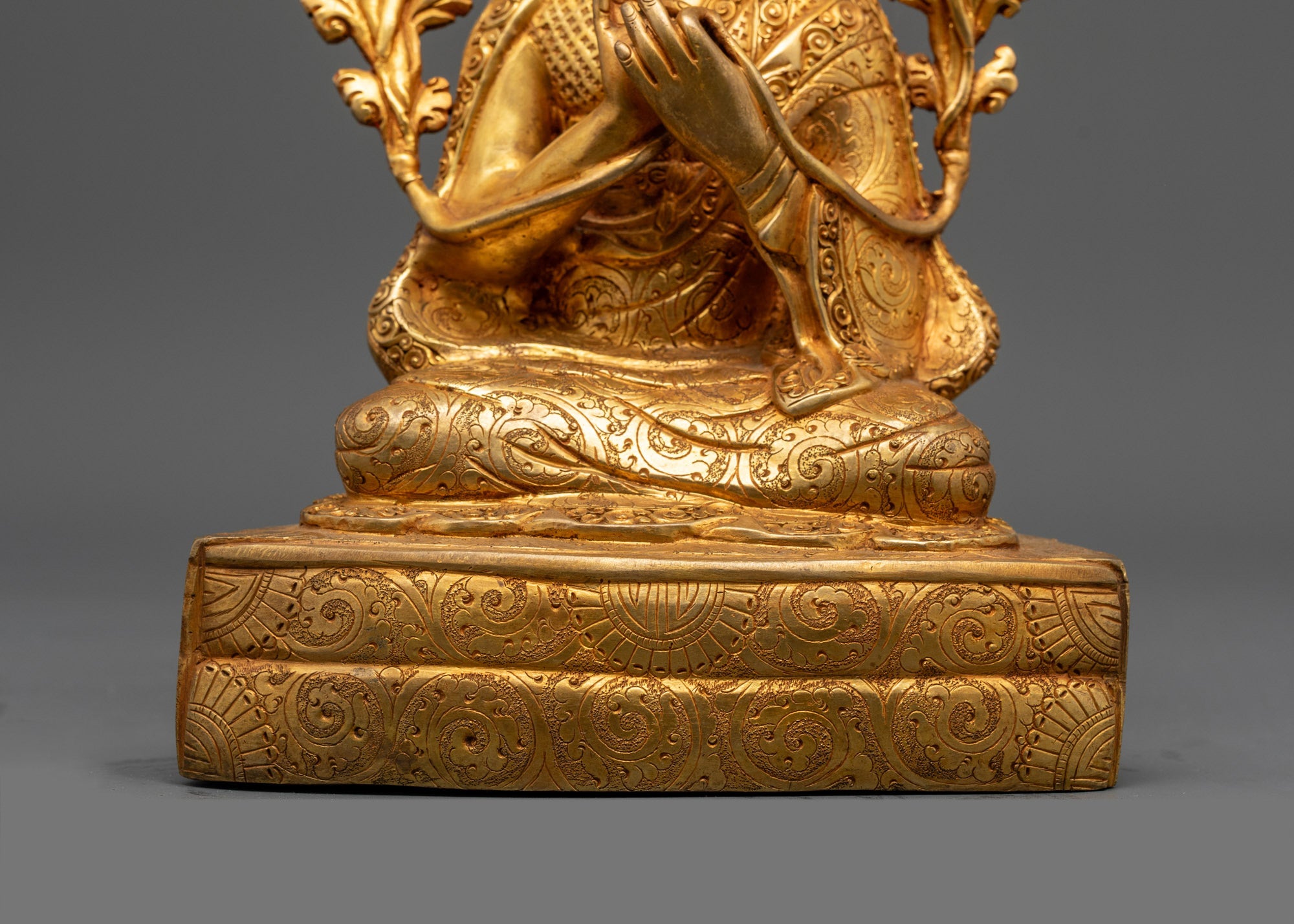 Sakya Master Set Statue | Detailed Handmade Buddhist Craft from Nepal