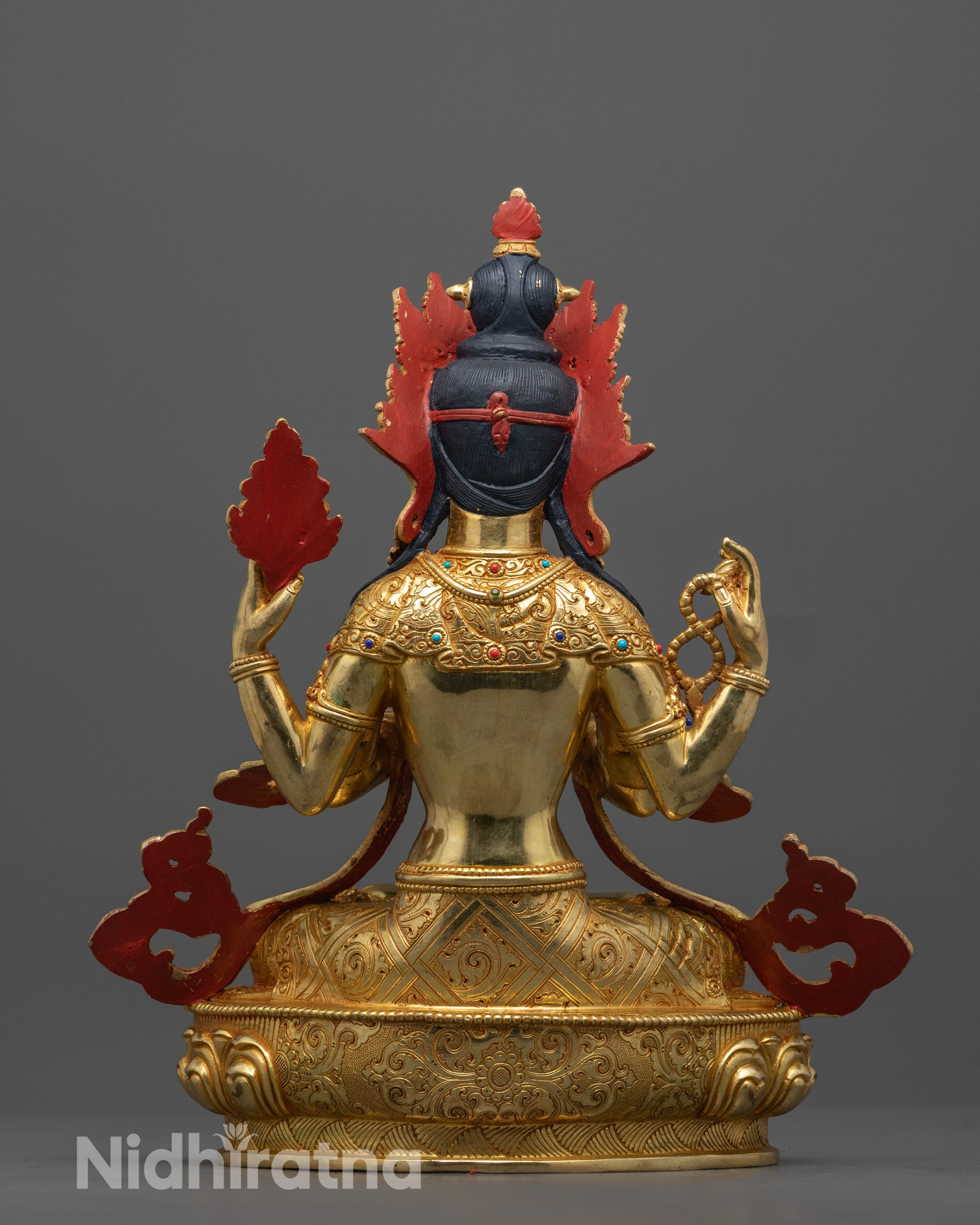 Avalokiteshvara Chenrezig Statue | Traditional Tibetan Buddhist