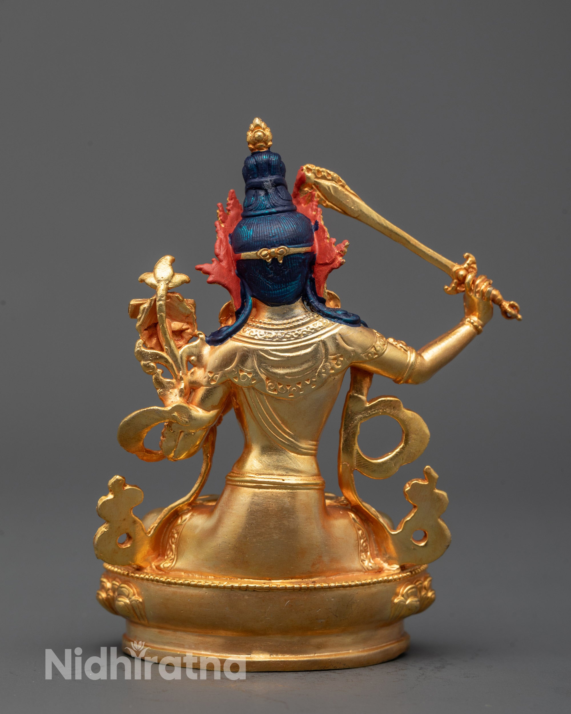 Sacred Manjushri Statue | Wisdom Deity for Meditation