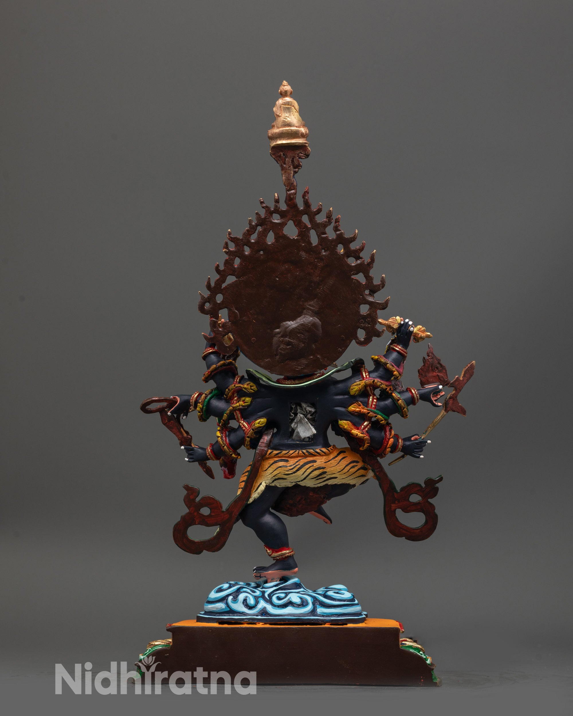 Handmade Ucchusma Statue | Authentic Nepalese Buddhist Art