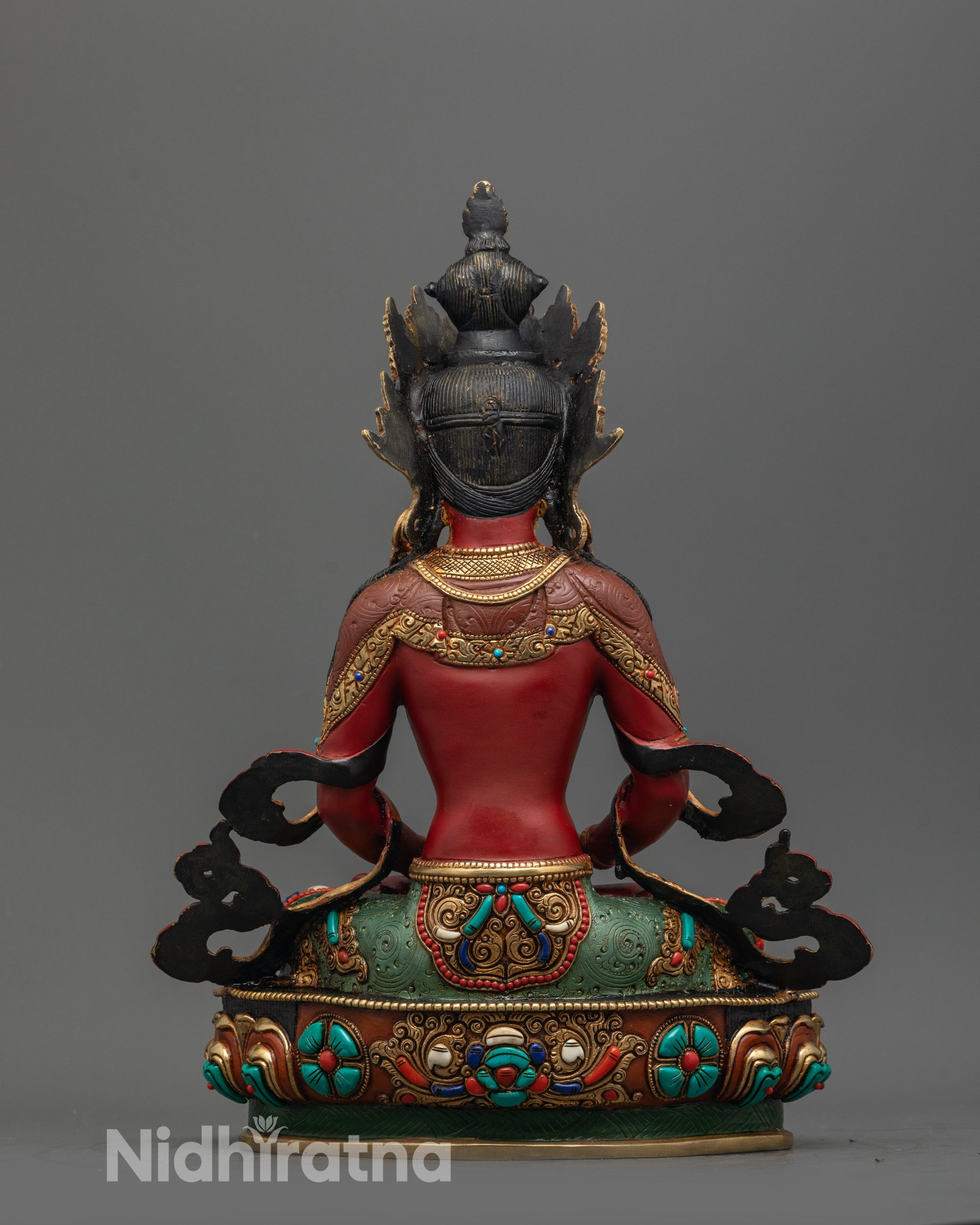 Longevity Buddha Amitayus Statue | Himalayan Buddhist Artwork