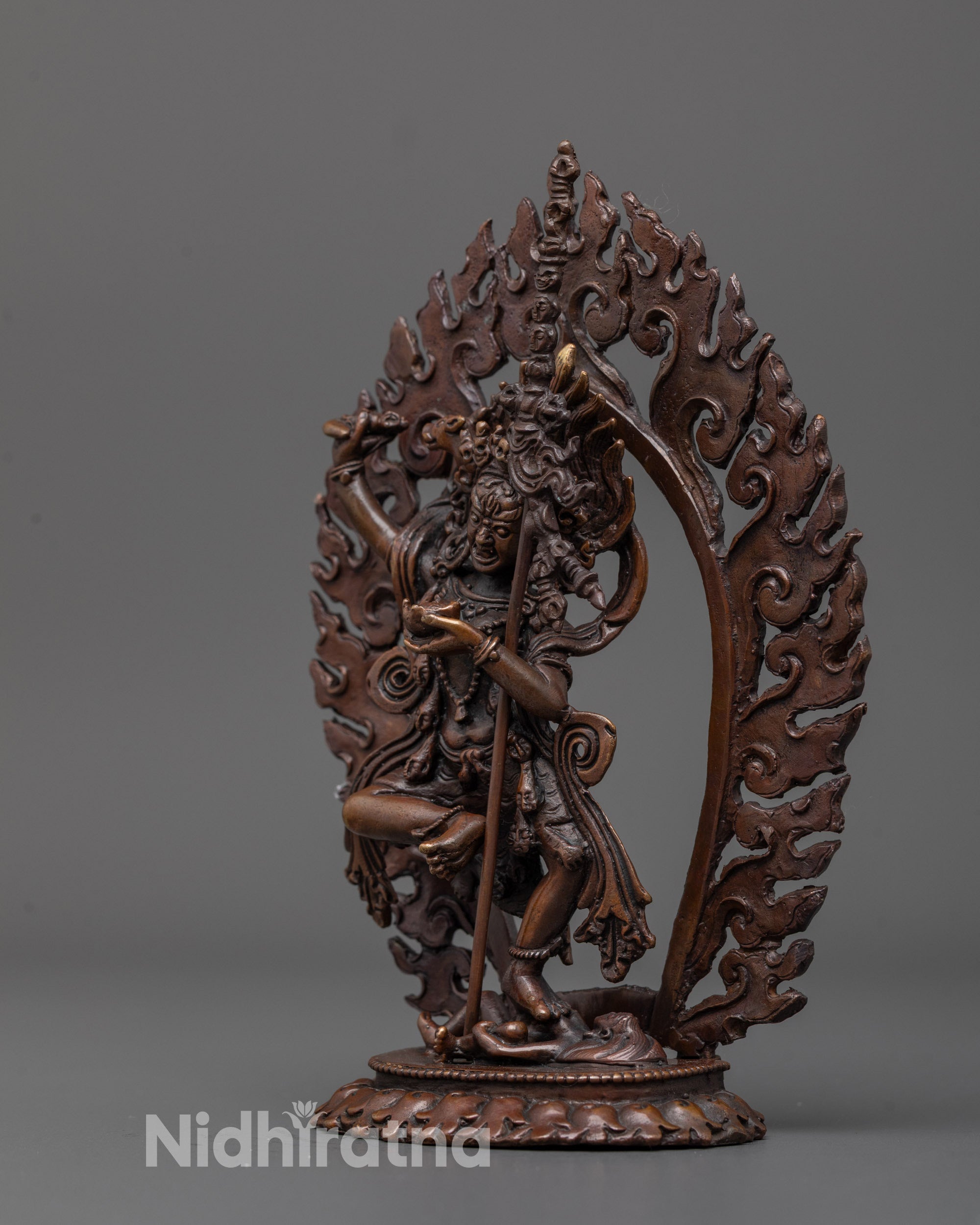 Oxidized Dorje Phagmo Statue | Sacred Tibetan Buddhist Deity
