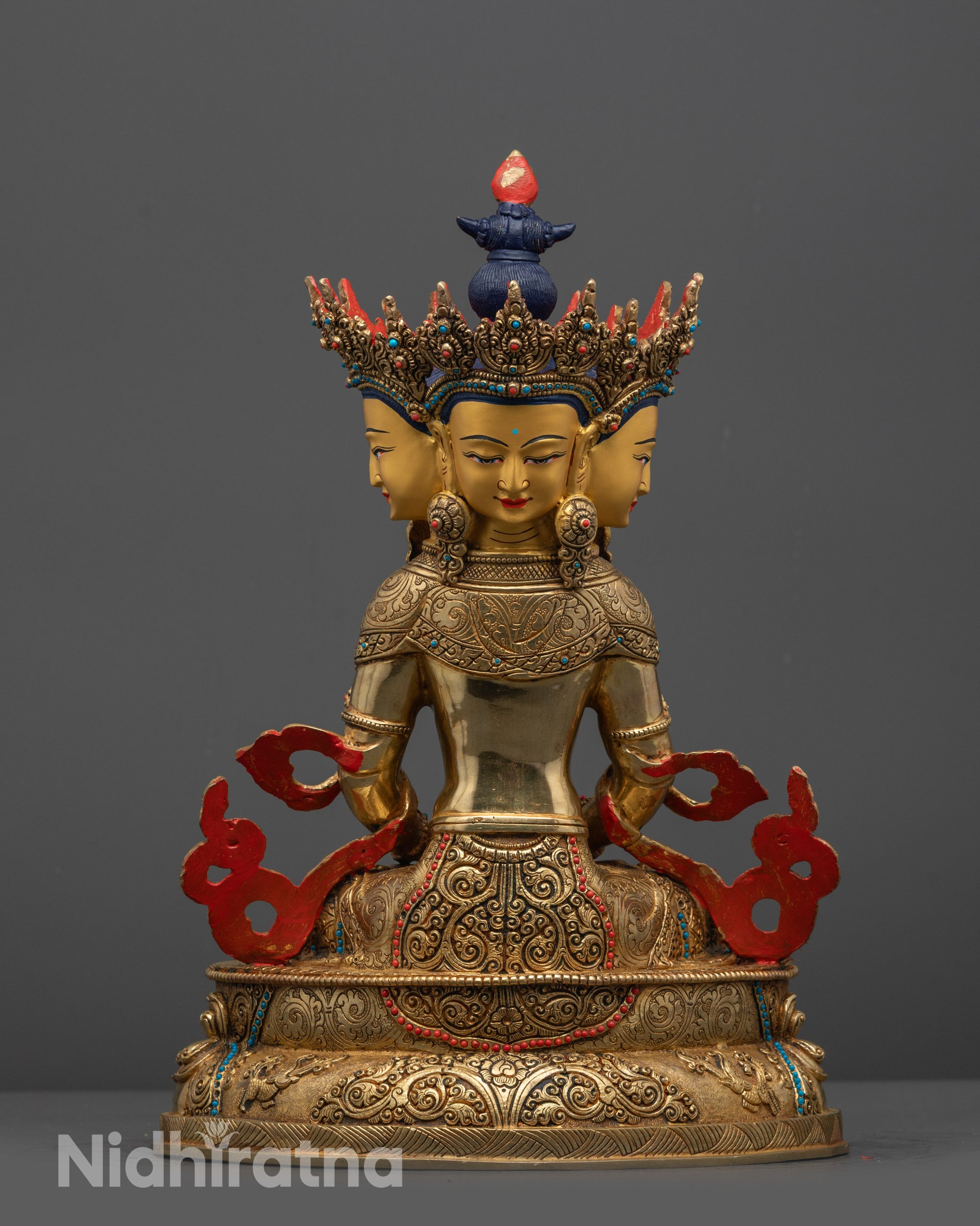 Nepalese Vairocana Buddha Statue | Spiritual Energy & Divine Blessings