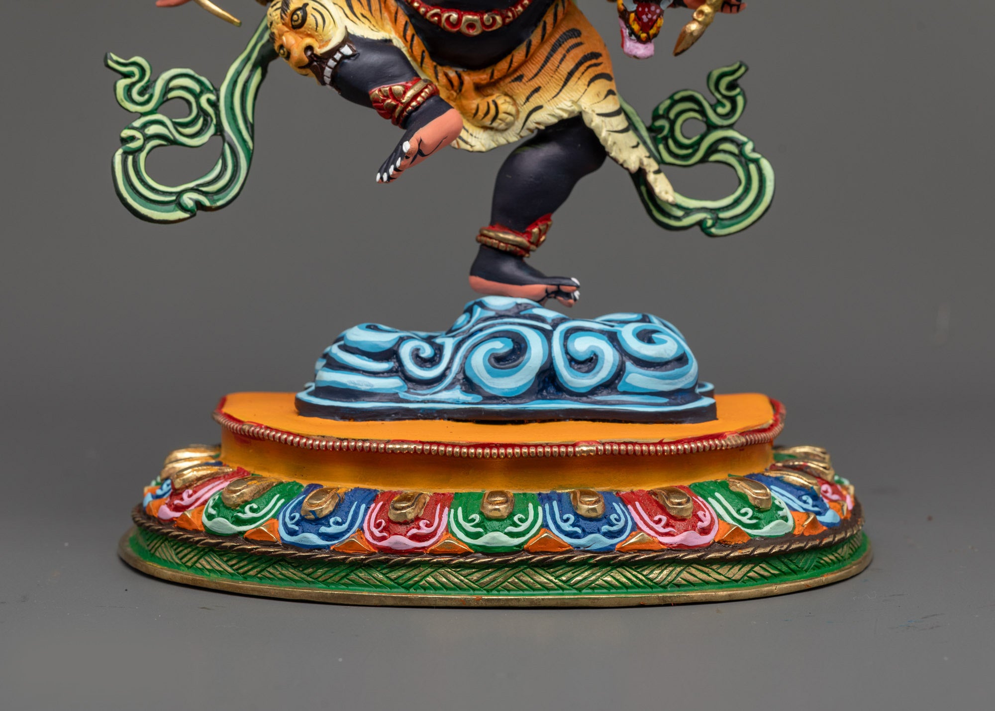 Handmade Ucchusma Statue | Authentic Nepalese Buddhist Art