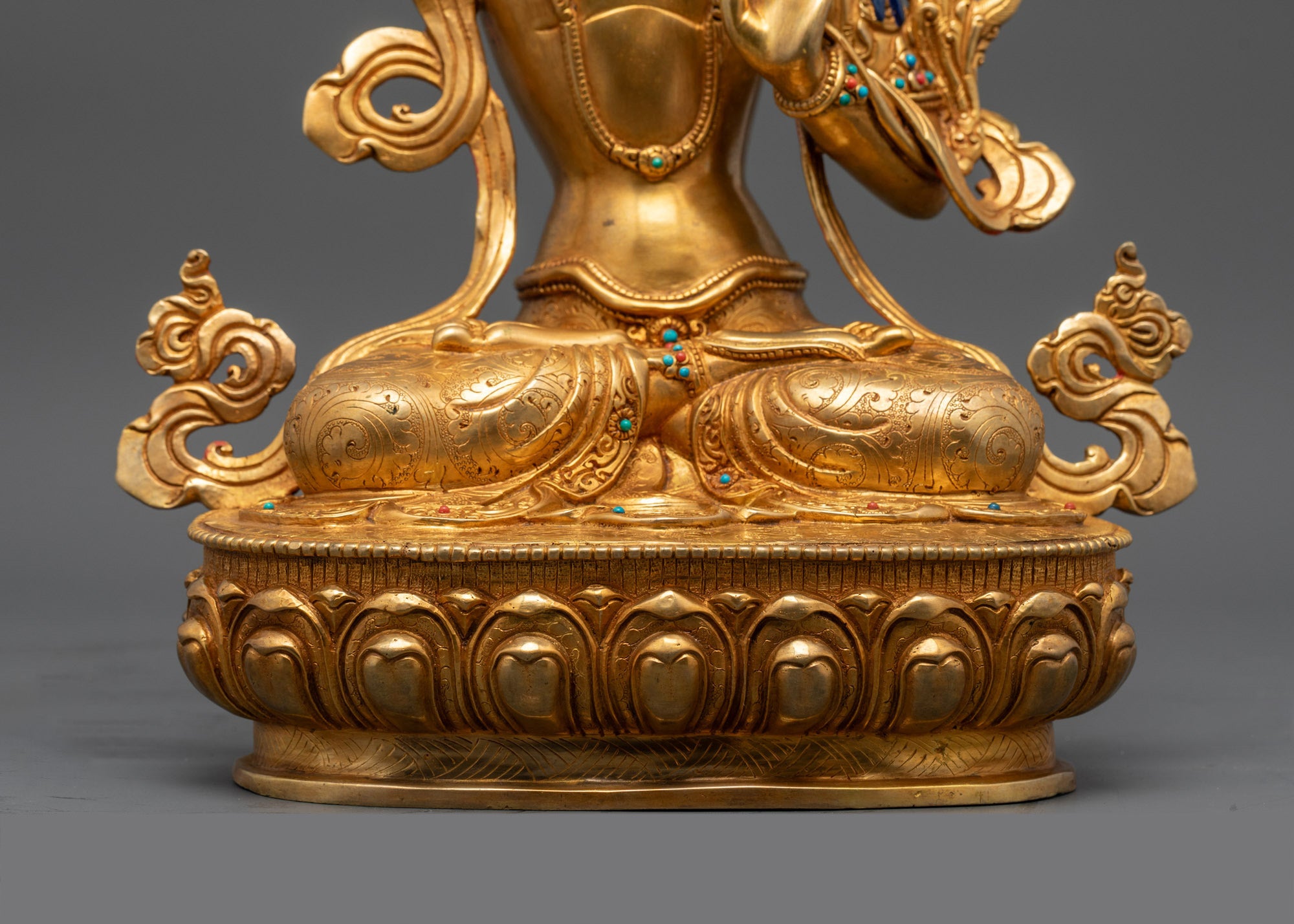 Traditional Manjushri Statue | Traditional Himalayan Handmade Art