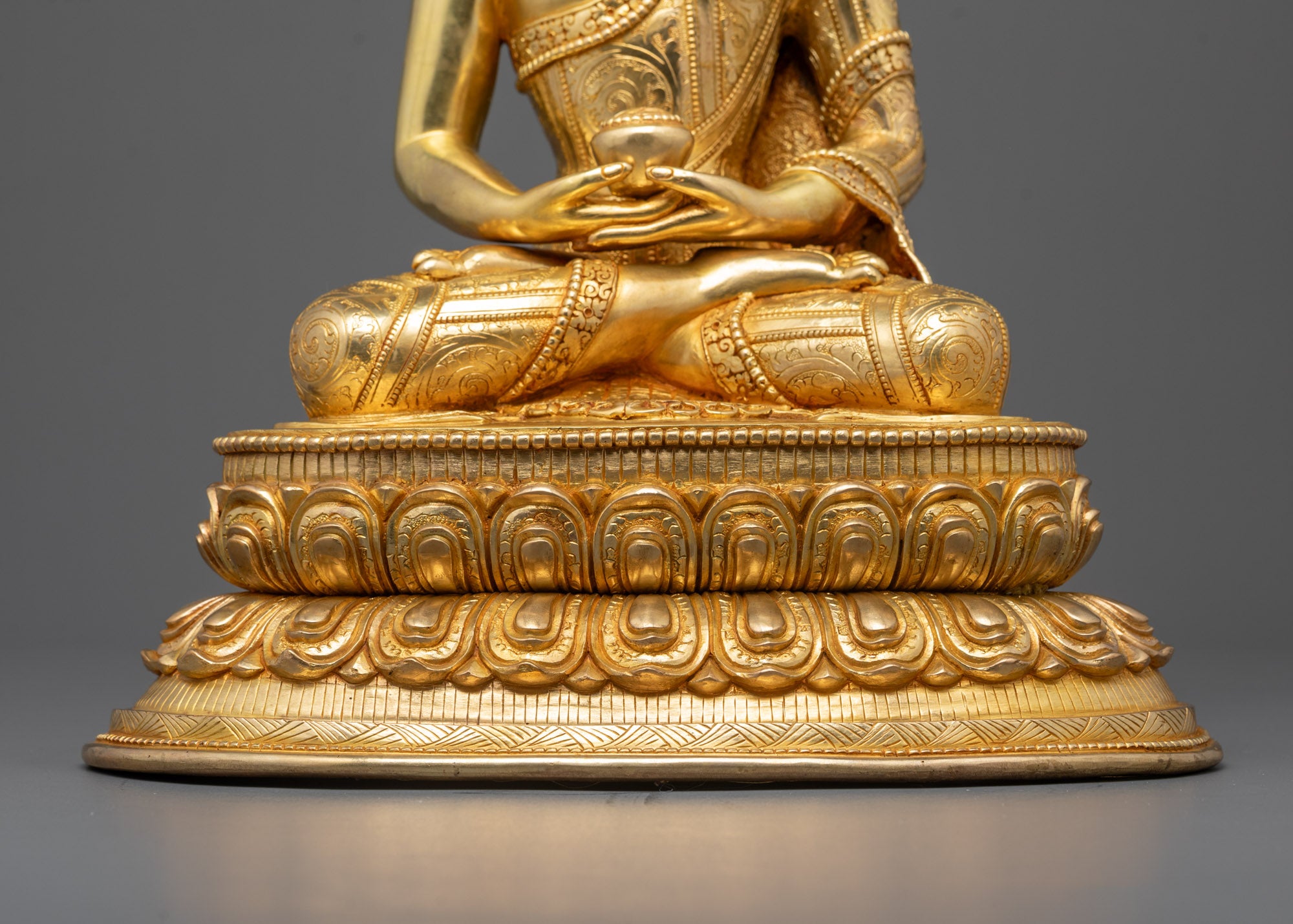 Meditation-Grade Amitabha Buddha Idol | Nepalese Artisan Craft