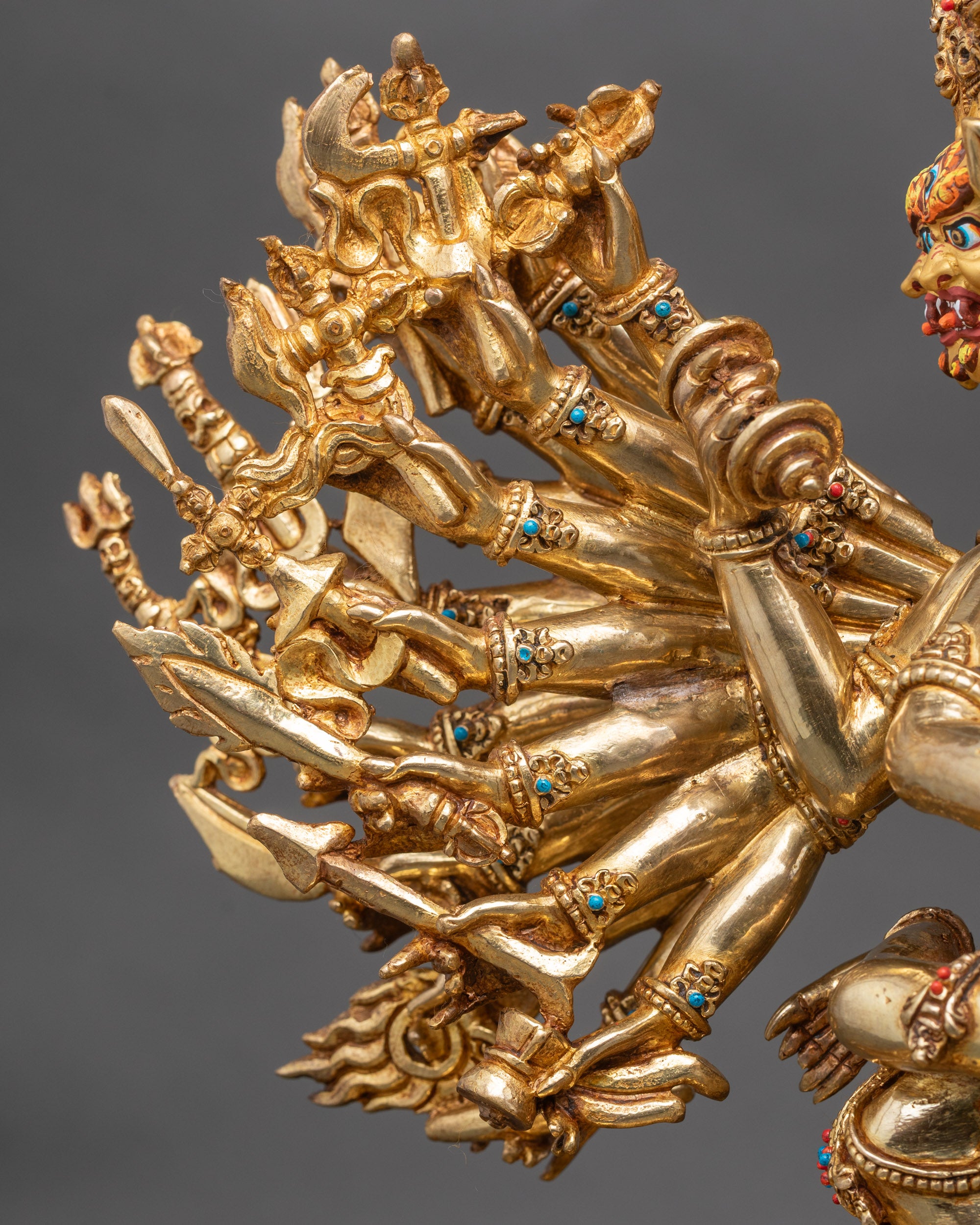 Yamantaka Tibetan Deity Statue – Wrathful Destroyer of Death