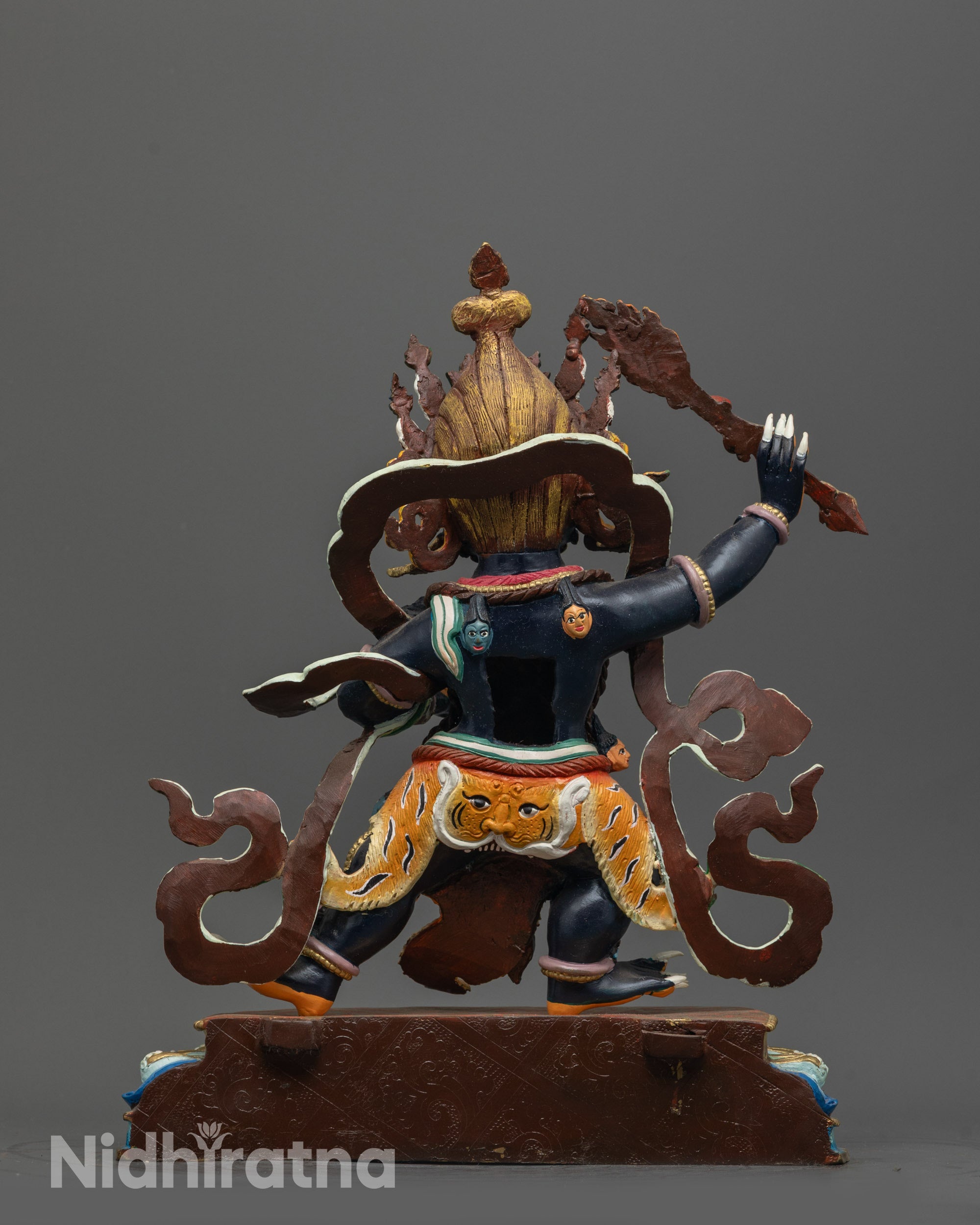 Wrathful Manjushri Sculpture | Lost Wax Cast Buddhist Deity from Nepal