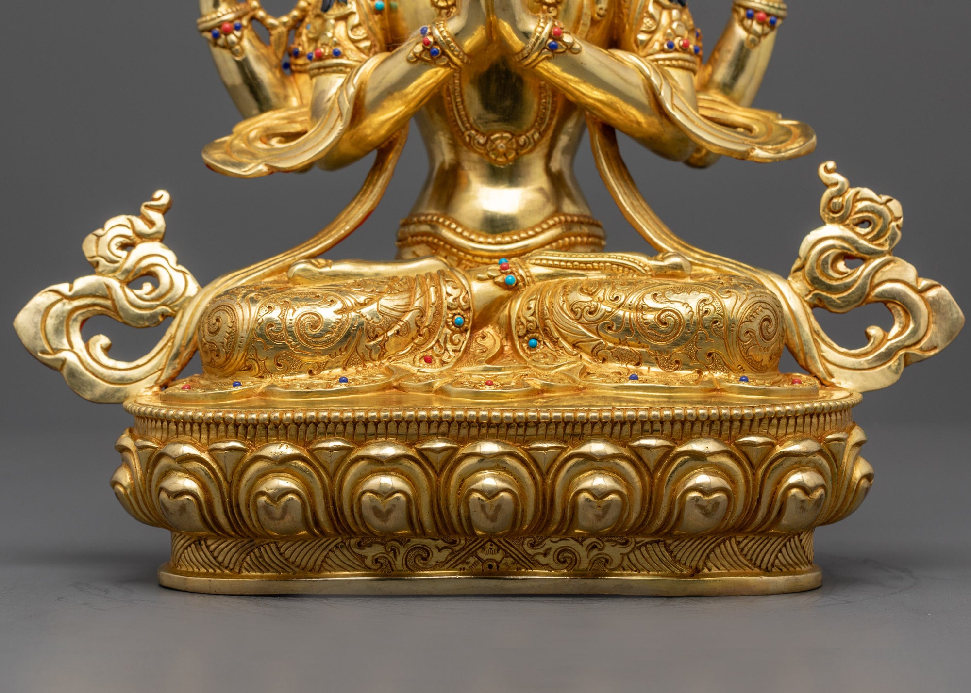 Avalokiteshvara Chenrezig Statue | Traditional Tibetan Buddhist