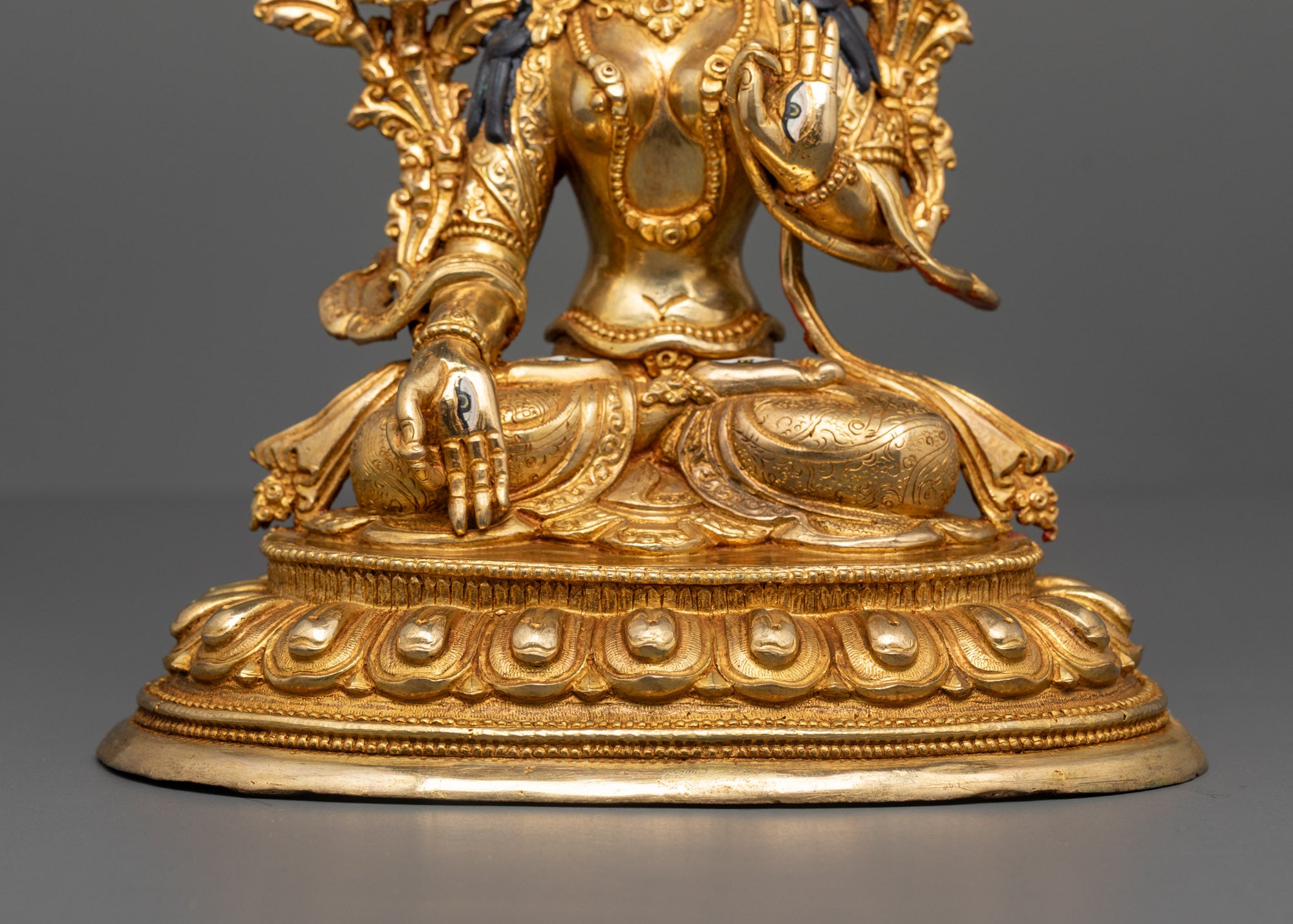 White Tara Statue | Hand-Carved Nepalese Buddhist Goddess