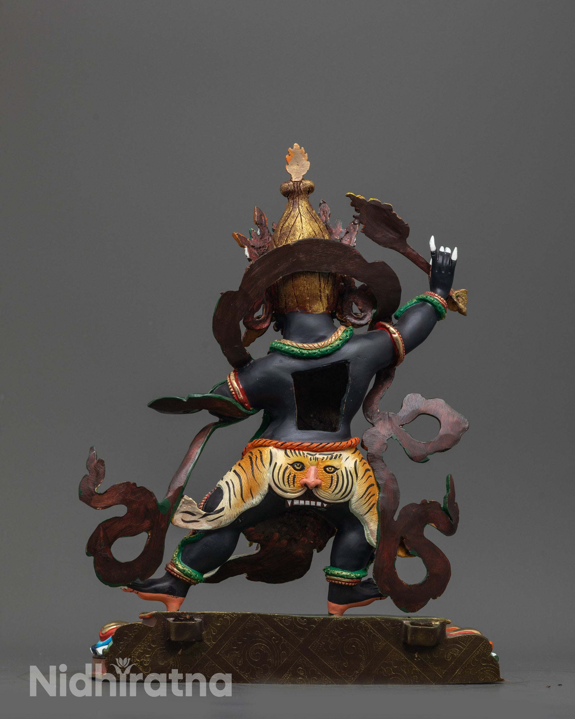 Wrathful Colored Manjushri Statue | Himalayan Sacred Art