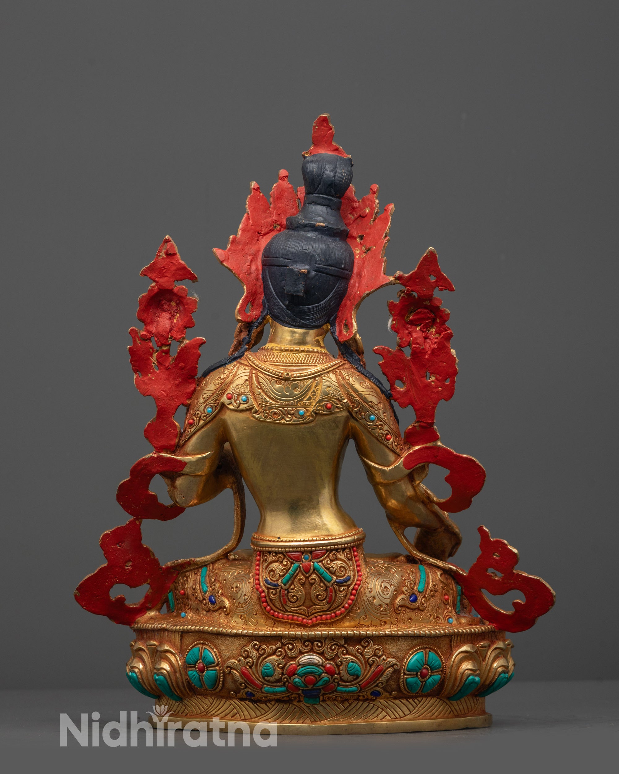 Seven Eyed White Tara Statue | Tibetan Buddhist Healing