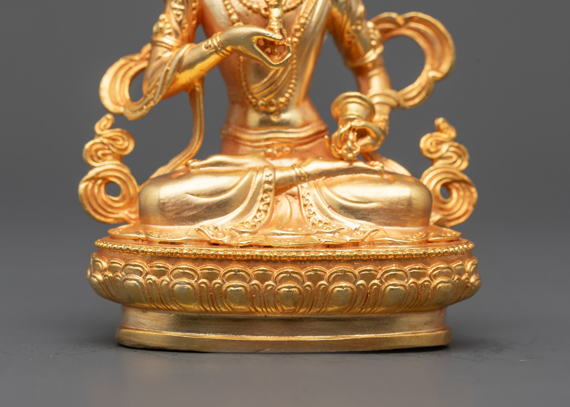 Machine-Crafted Vajrasattva Statue | Devotional Sculpture for Altar