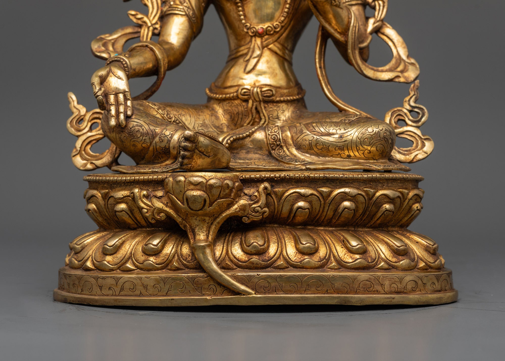Goddess Green Tara Statue | Nepalese Artisan Handcrafted Sculpture