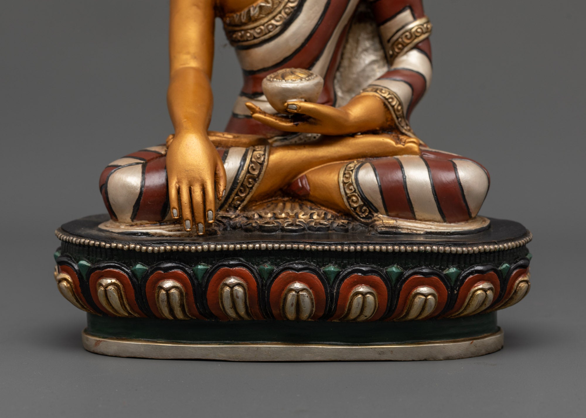 Shakyamuni Buddha Sculpture | Handmade Copper Buddhist Statue