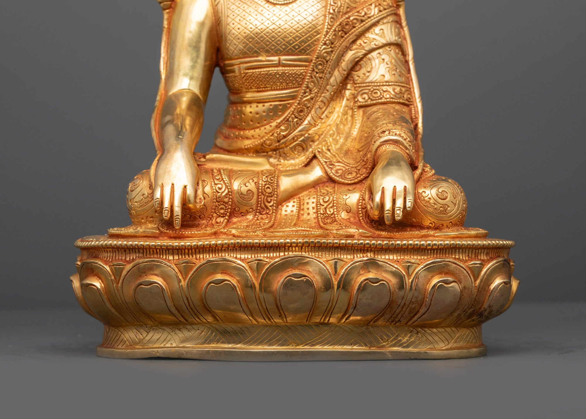 Handcrafted Buddhist Masters Statue Set | Traditional Himalayan Art