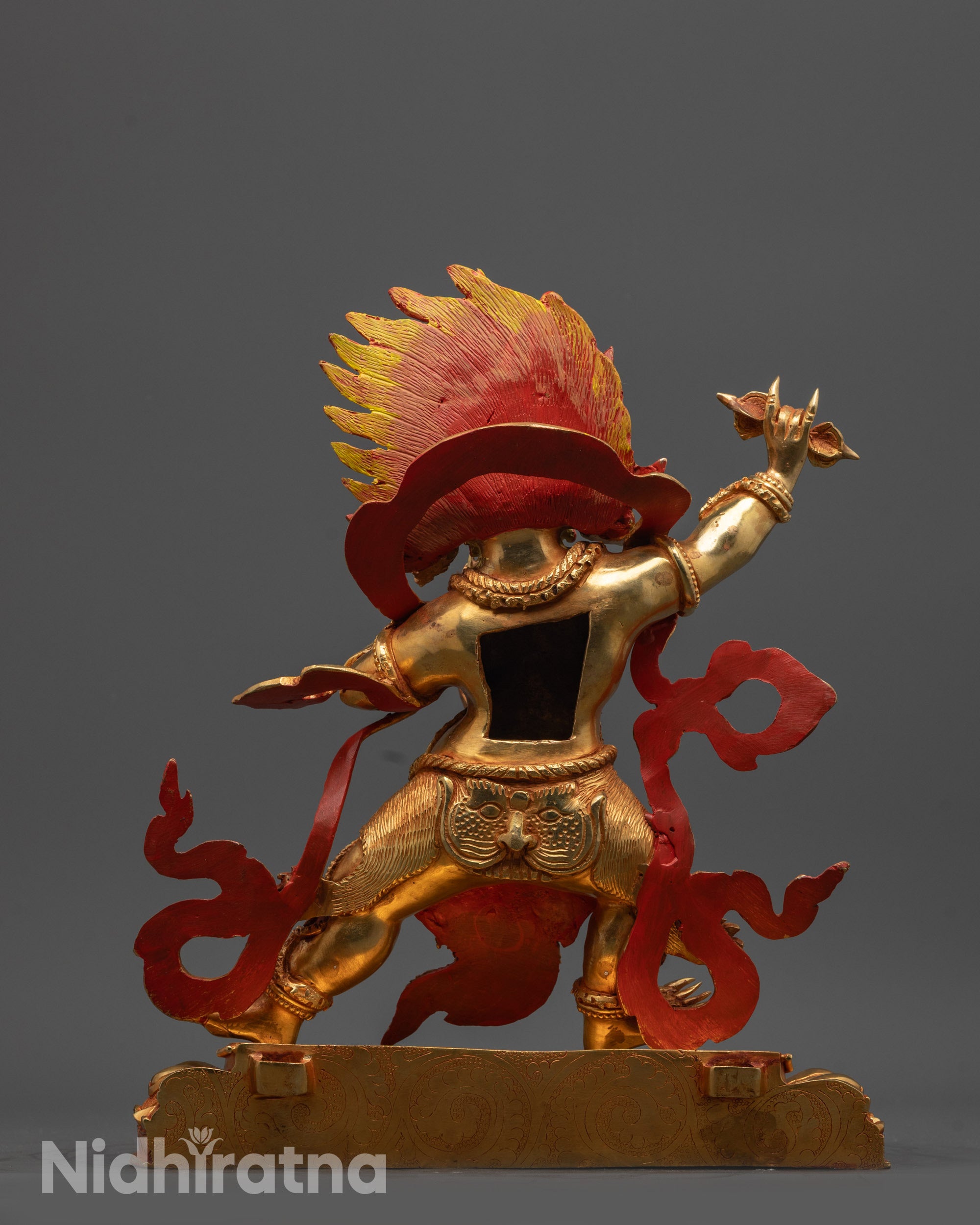 Sacred Bodhisattva Vajrapani Sculpture | Handmade in Patan Nepal