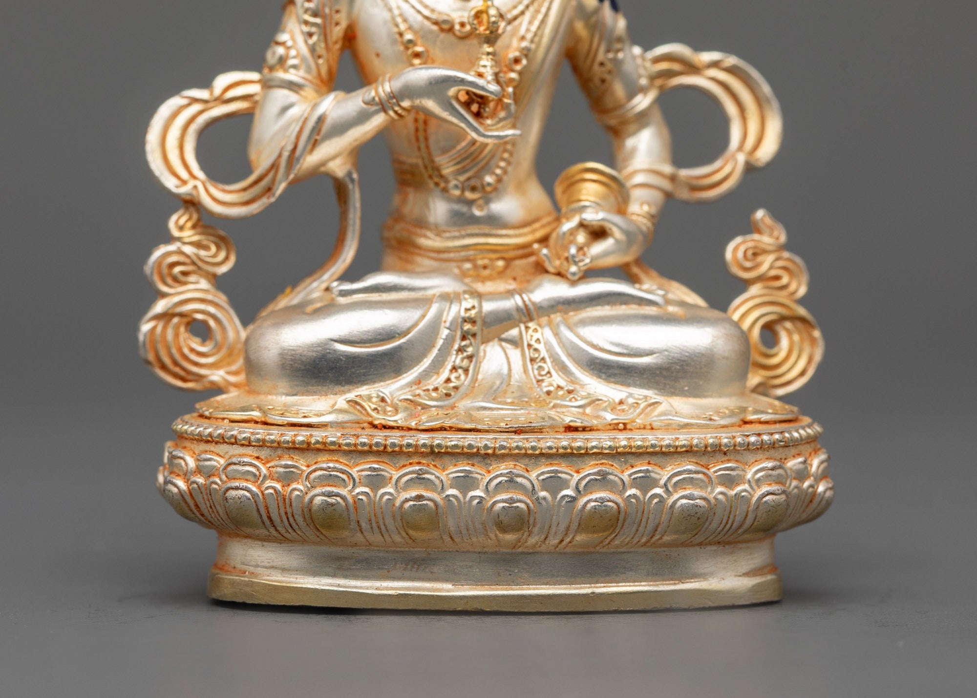 Electroplated Vajrasattva Statue | Durable Machine-Made Figure
