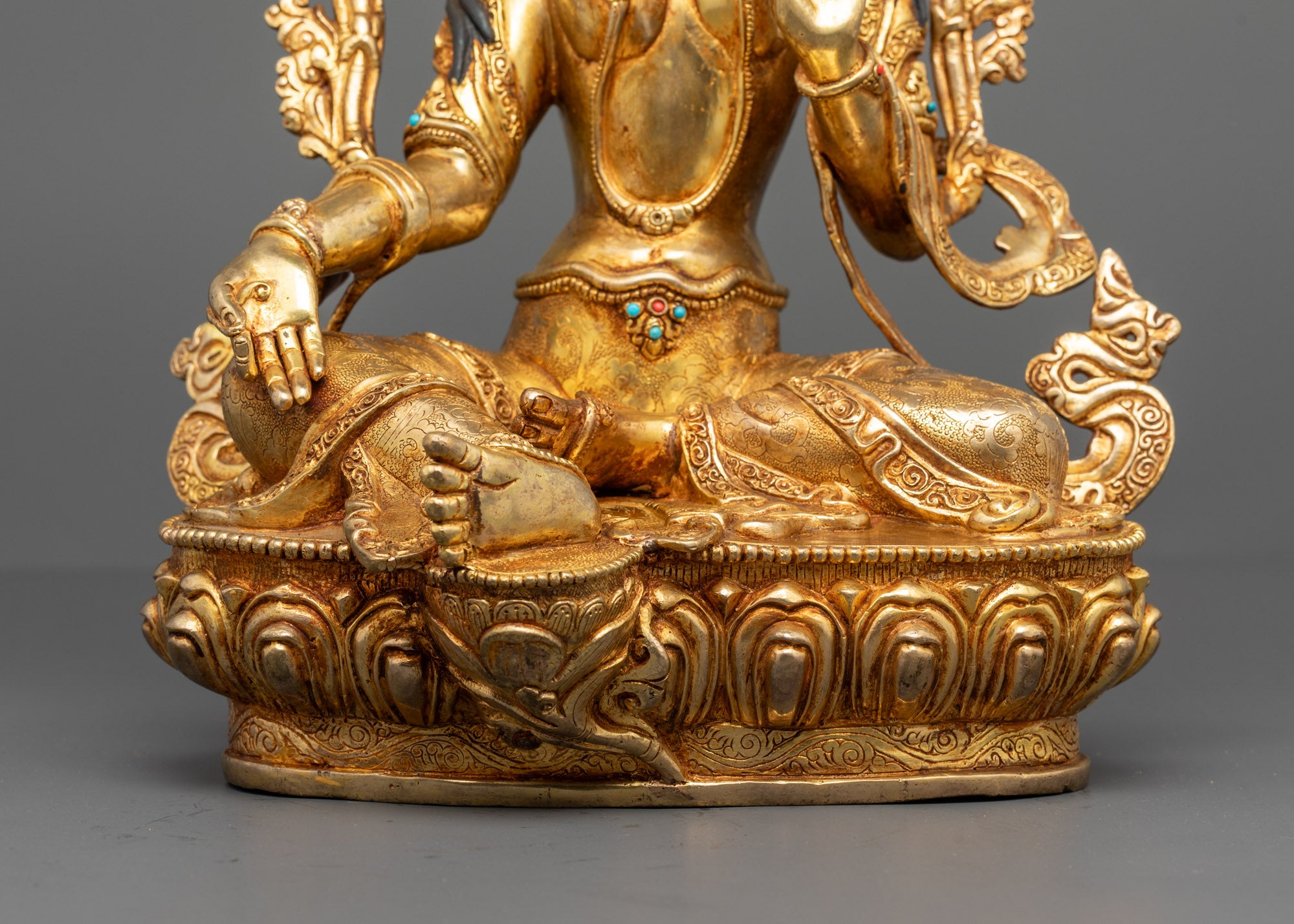 Green Tara Statue | Meticulously Crafted Divine Feminine Buddhist Art