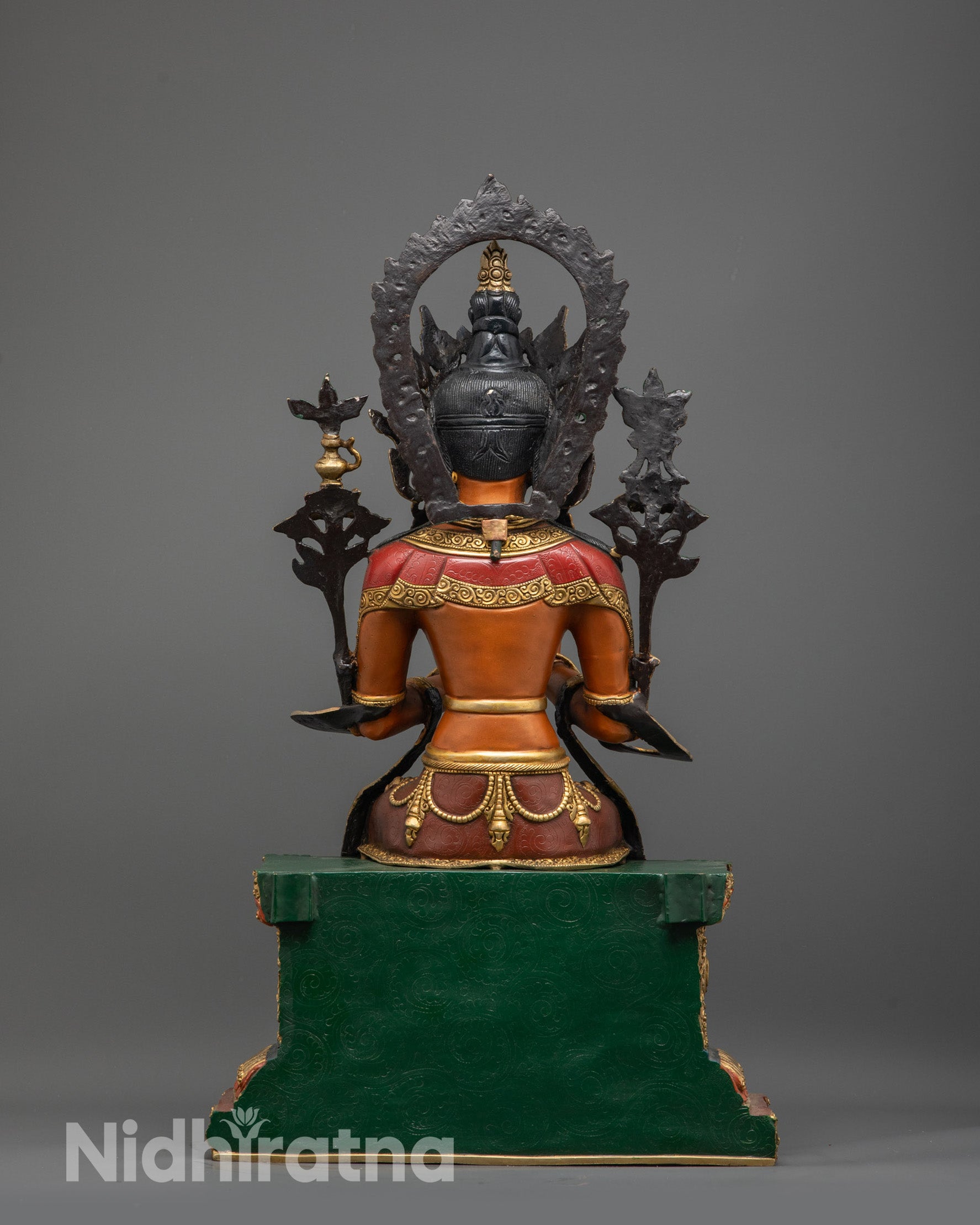 Serene Maitreya Buddha Statue | Traditional Buddhist Spiritual Idol