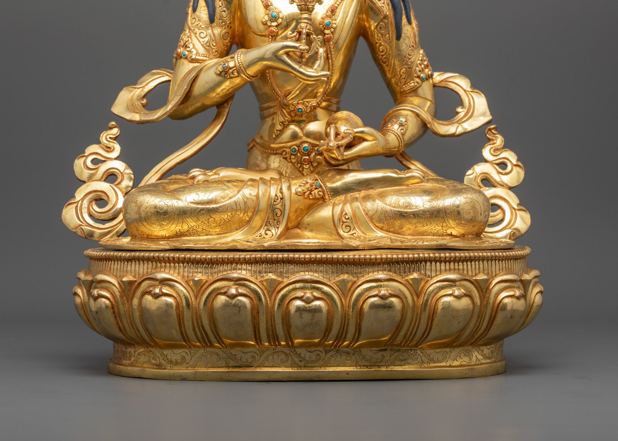 Hand-Forged Vajrasattva Statue | Himalayan Buddhist Craftsmanship
