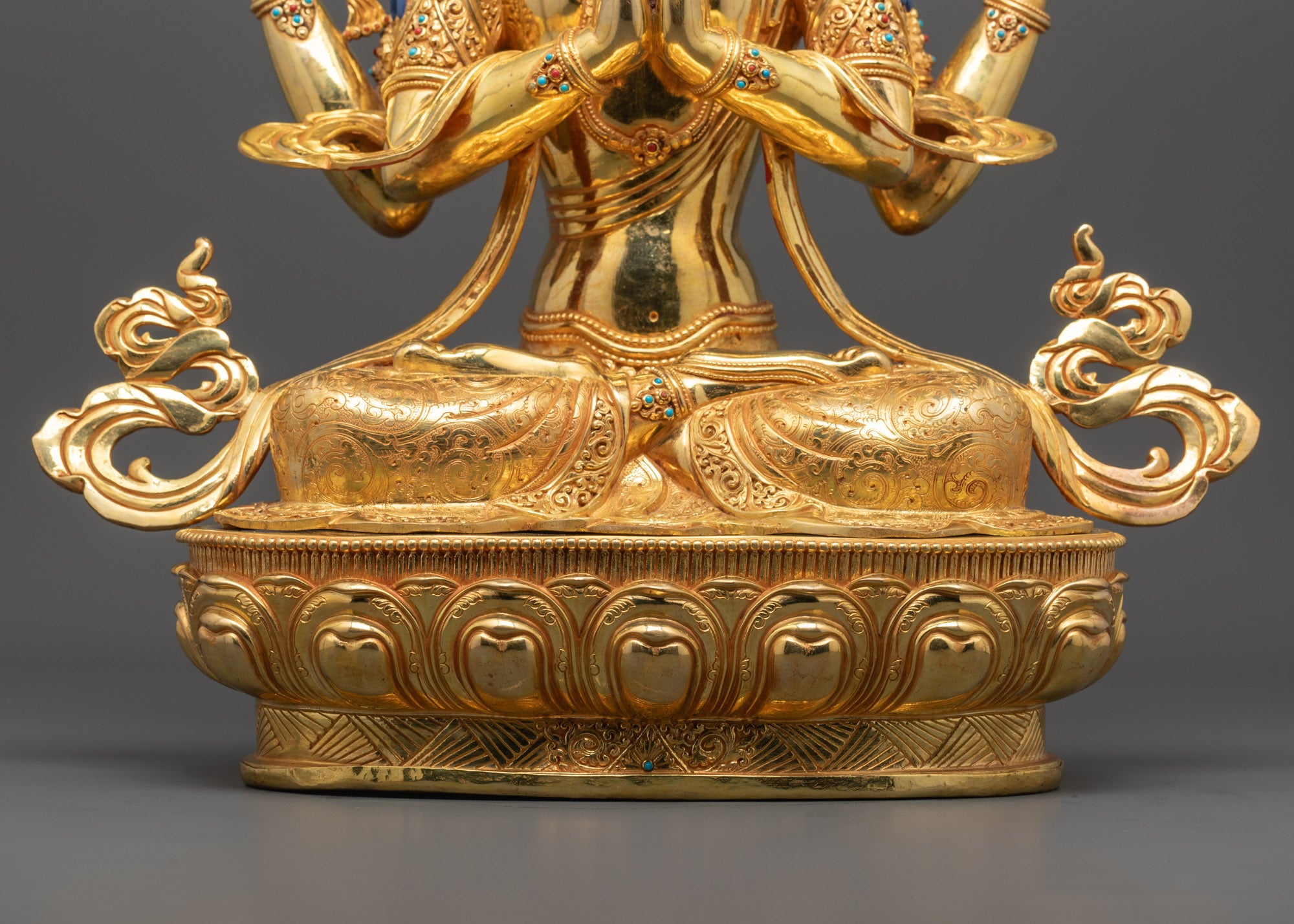 Chenrezig Statue | Traditional Himalayan Avalokiteshvara Sculpture