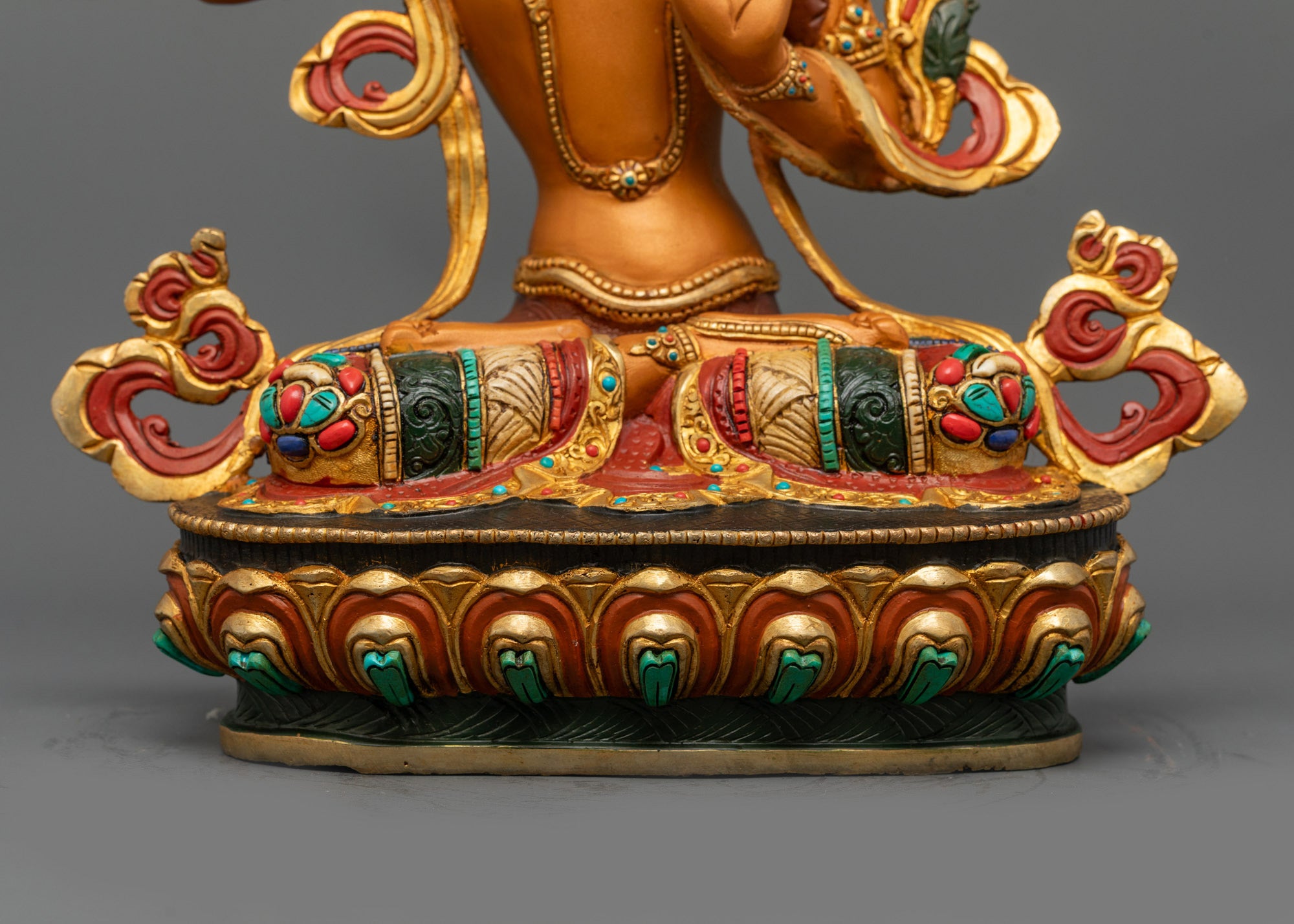 Rare Manjushri Statue | Detailed Nepalese Buddhist Artwork