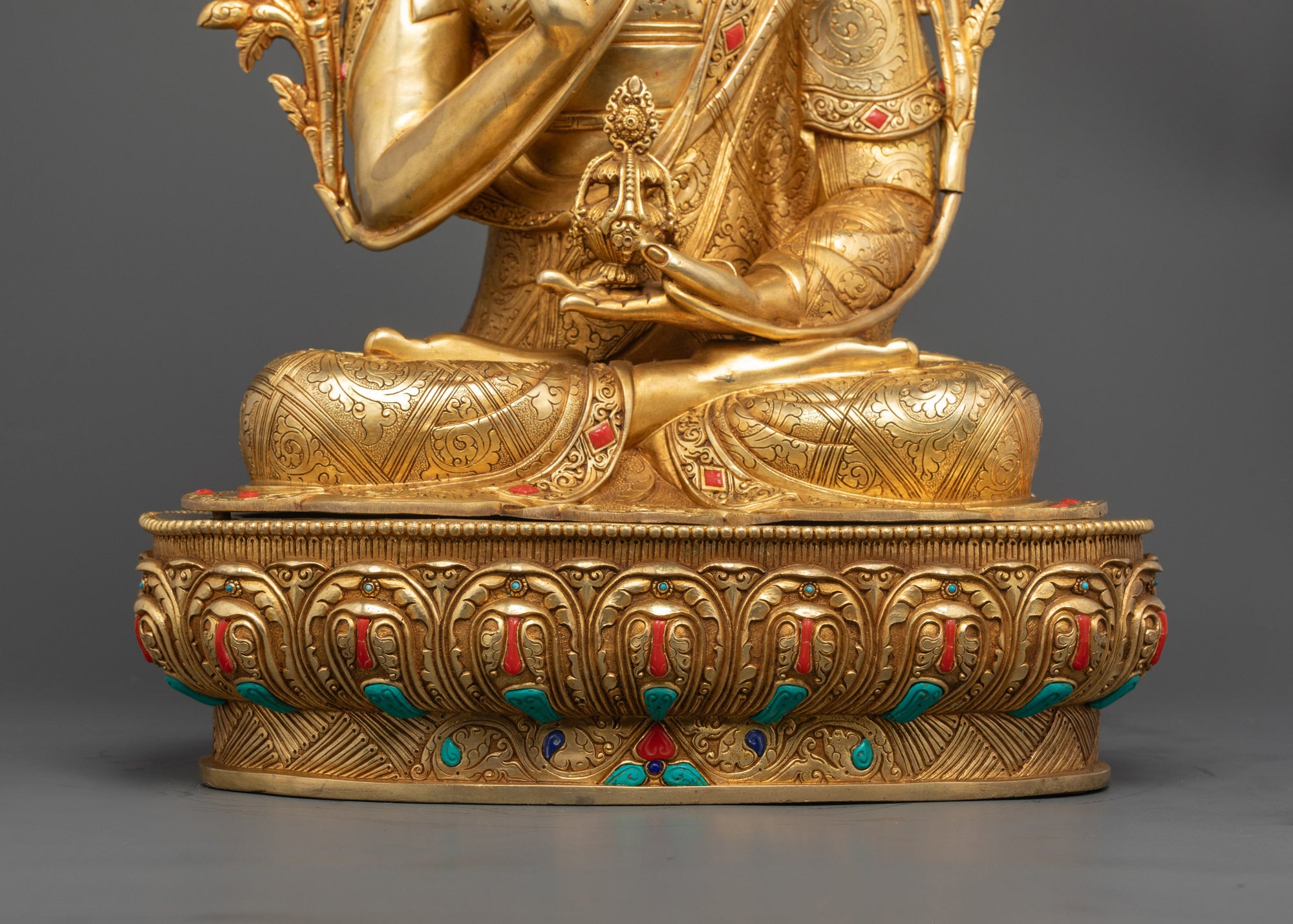 Je Tsongkhapa Statue | Tibetan Lama Teacher Figurine