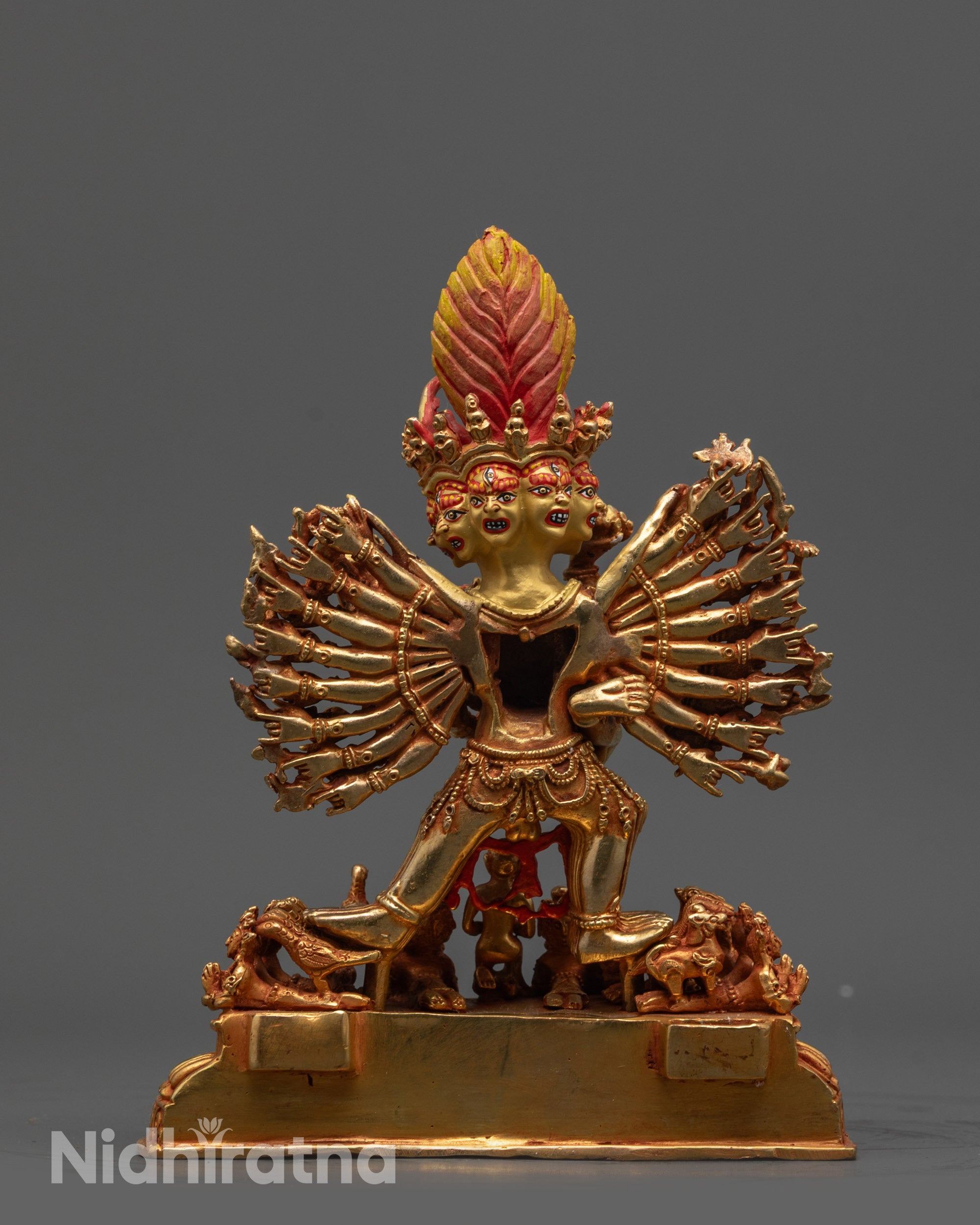 Yamantaka Yab-Yum Buddhist Statue | Powerful Tantra Ritual Art