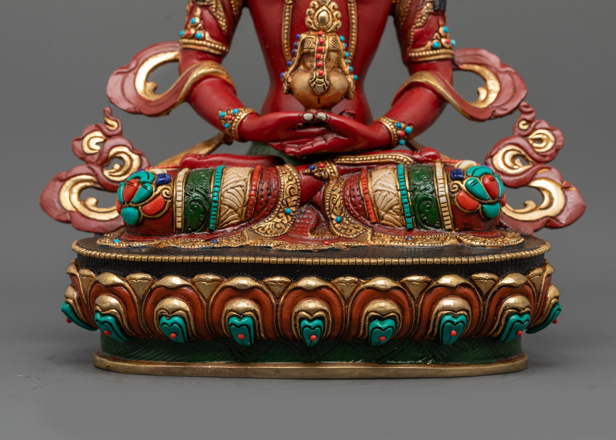 Longevity Buddha Amitayus Statue | Himalayan Buddhist Artwork