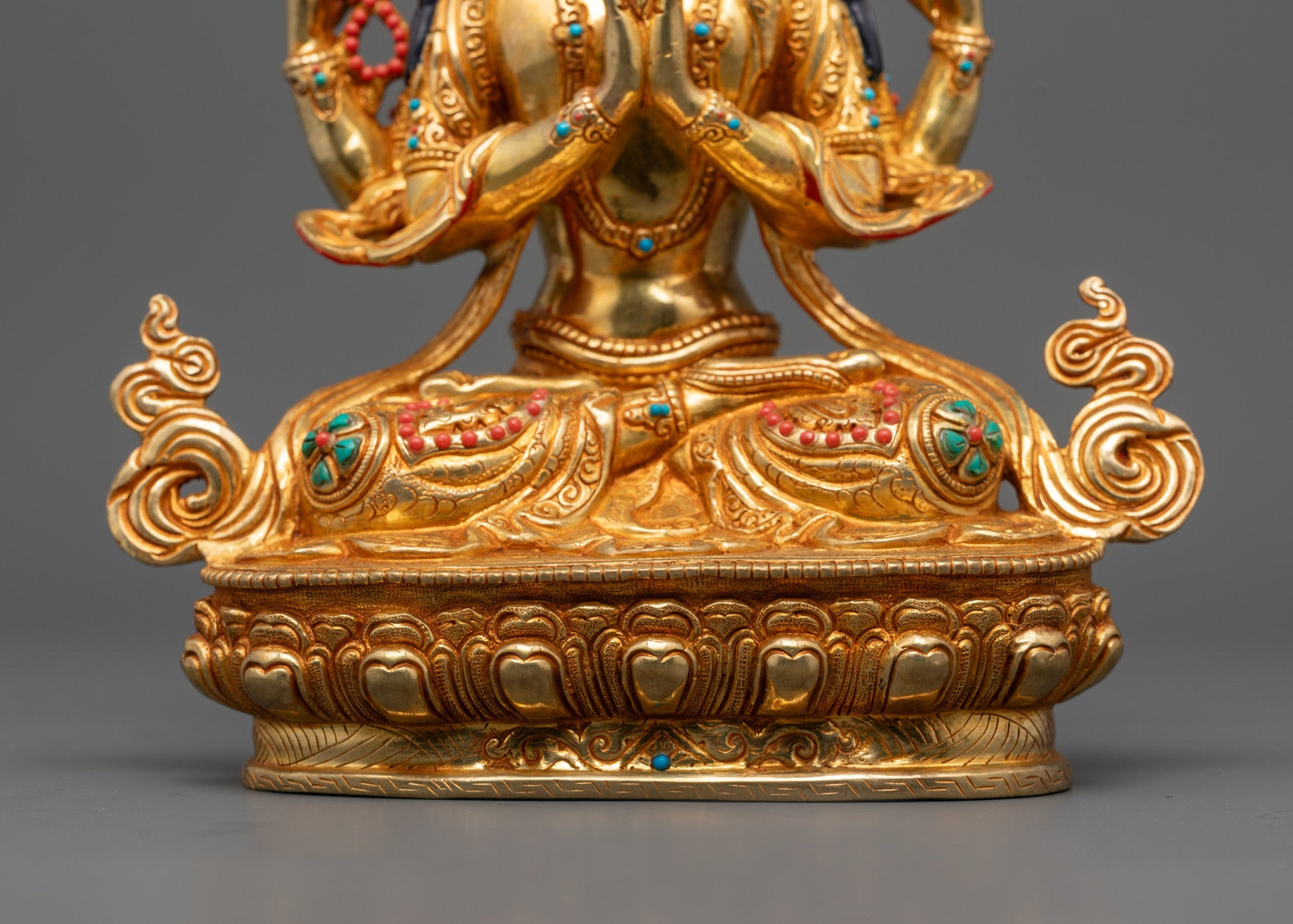 Handmade Chenrezig Statue from Nepal | Tibetan Avalokiteshvara