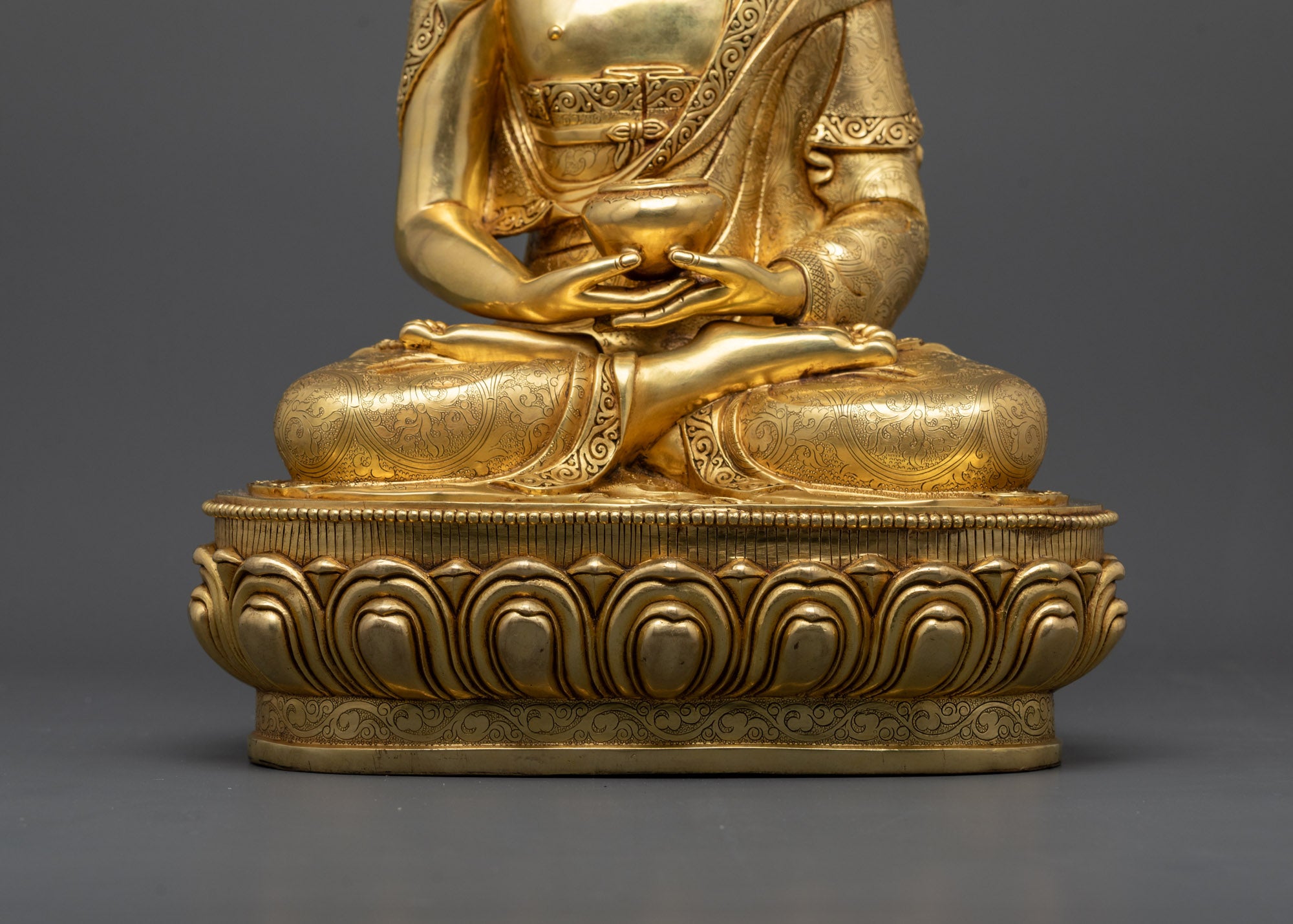 Pure Land Amida Buddha Statue | Handcrafted Eternal Light Buddha Idol