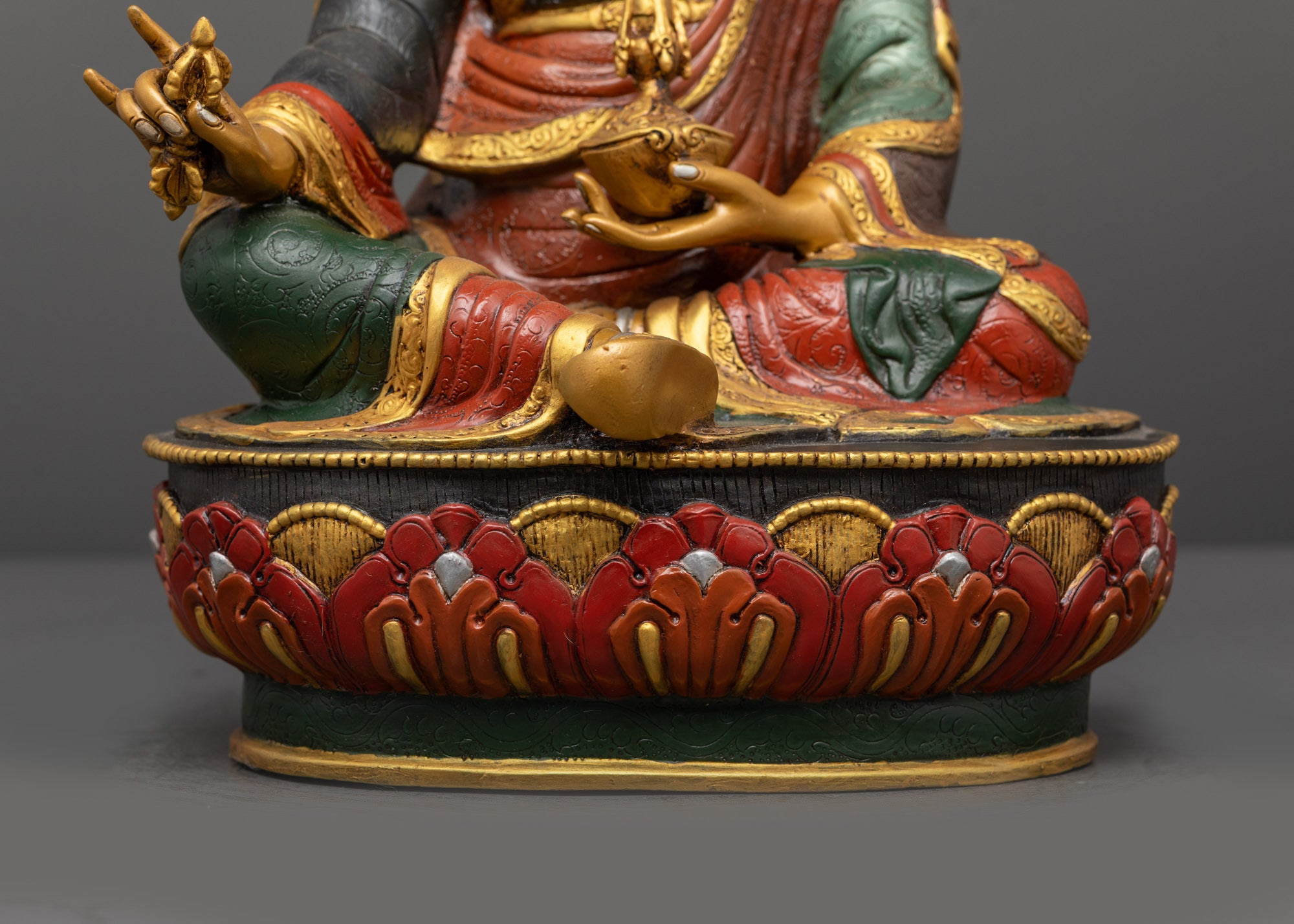 Himalayan Guru Padmasambhava Statue | Traditional Nepalese Artwork