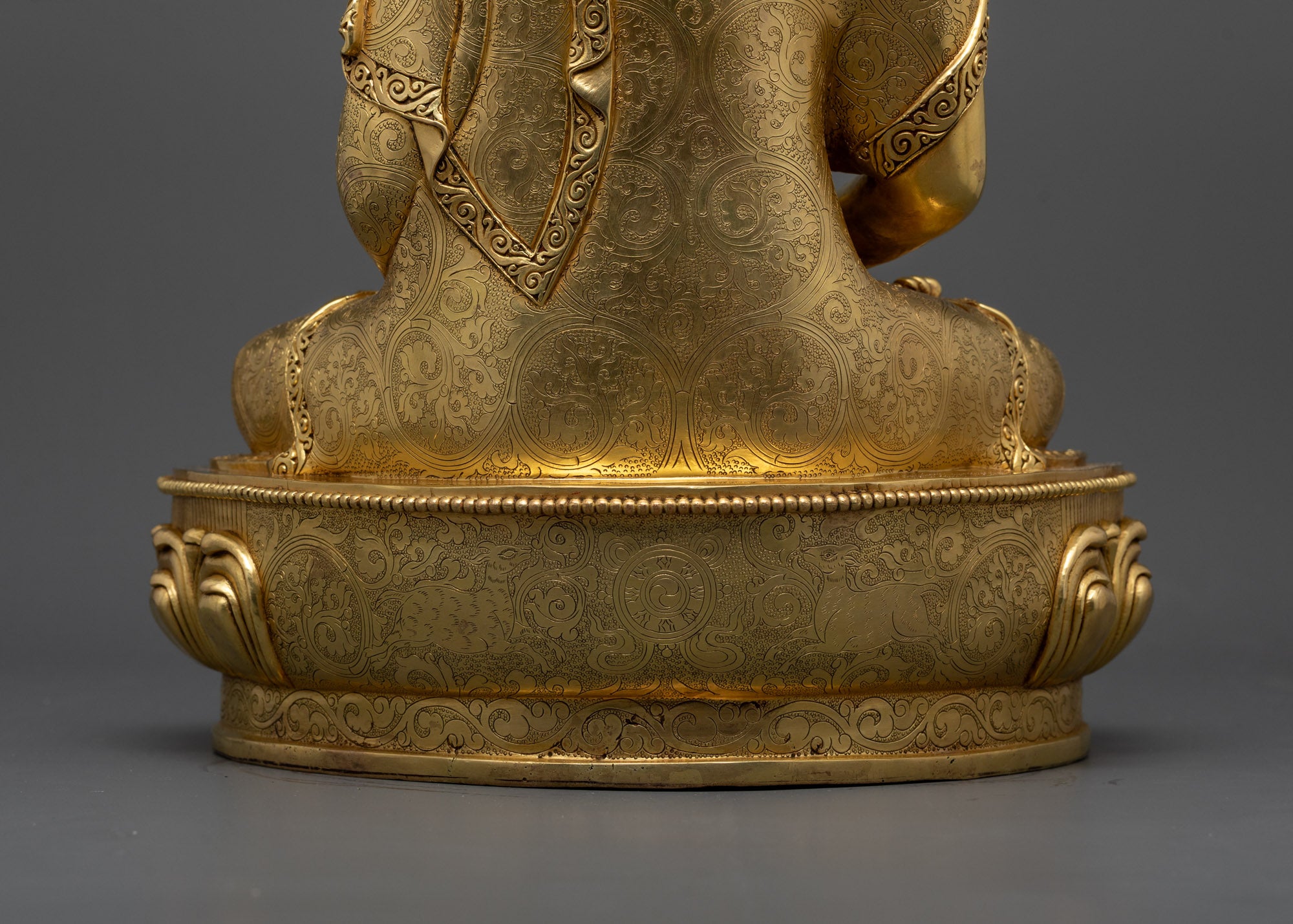 Pure Land Amida Buddha Statue | Handcrafted Eternal Light Buddha Idol