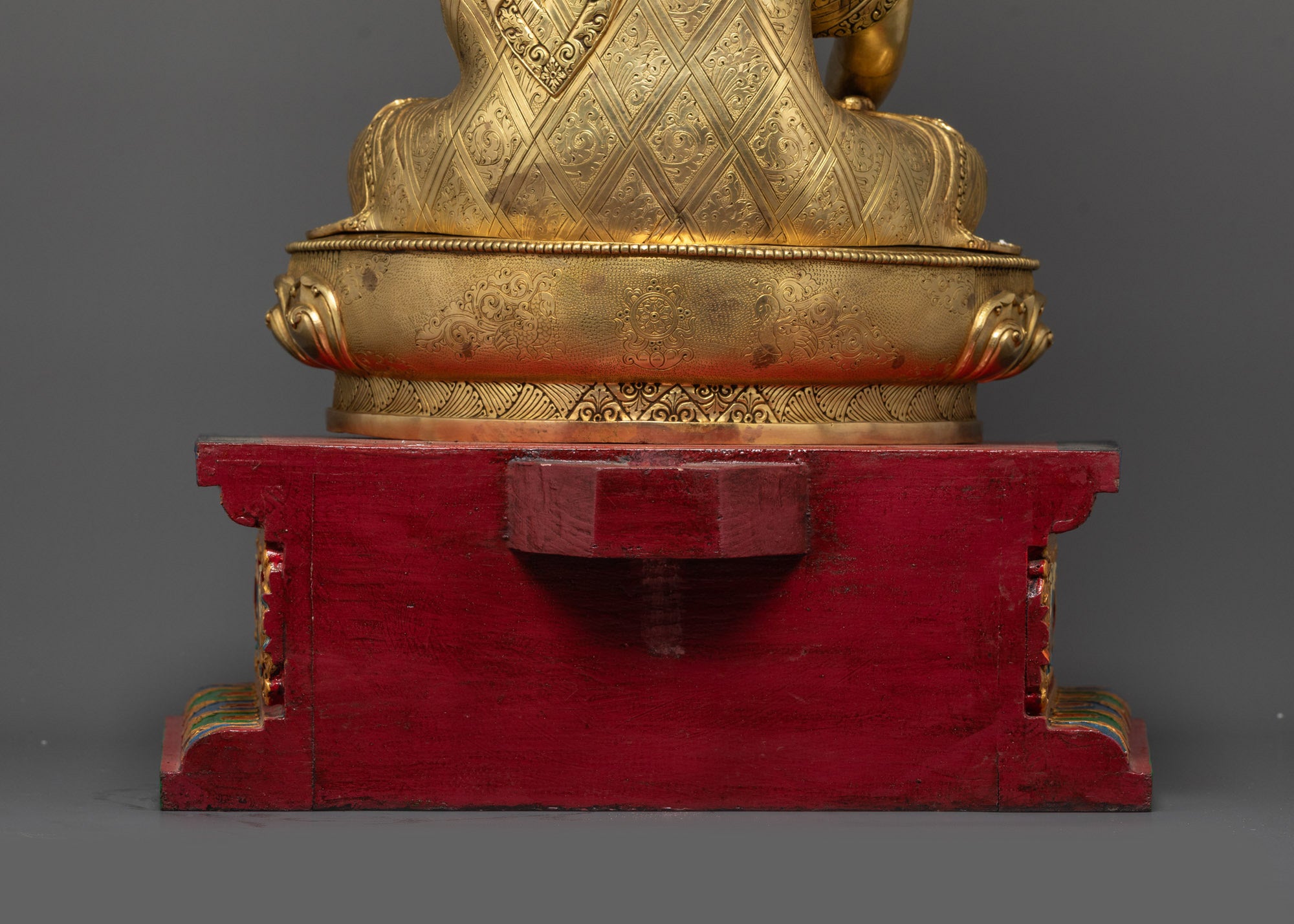 Enthroned Lord Shakyamuni Buddha Statue from Nepal | Spiritual Artwork