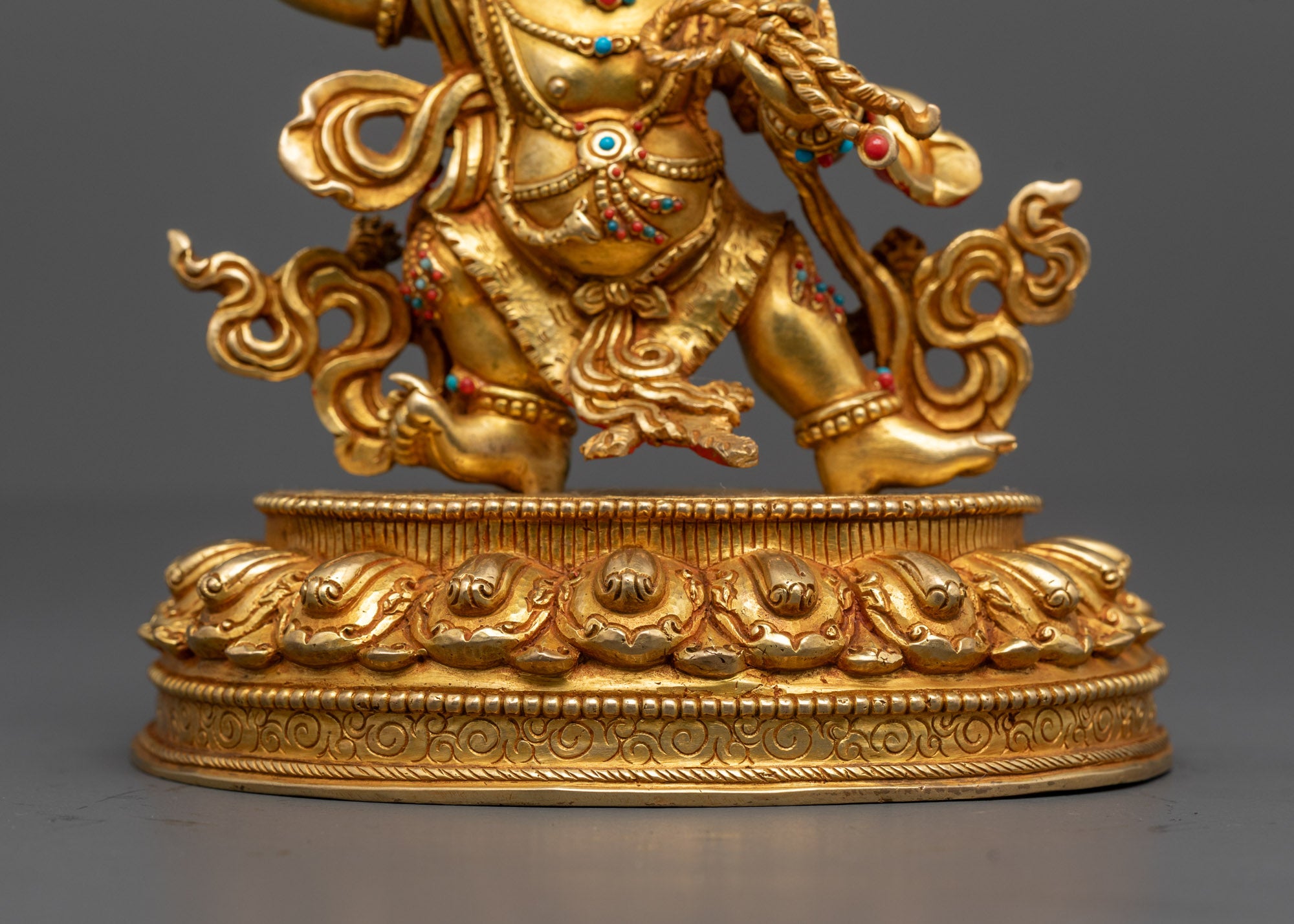 Tibetan Vajrapani Statue | Buddhist Wrathful Deity
