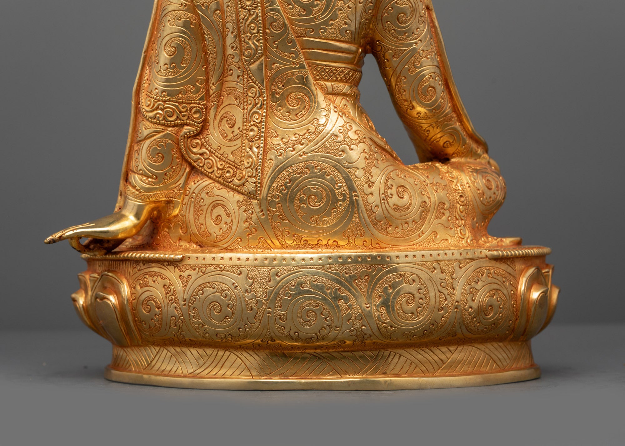 Handcrafted Buddhist Masters Statue Set | Traditional Himalayan Art