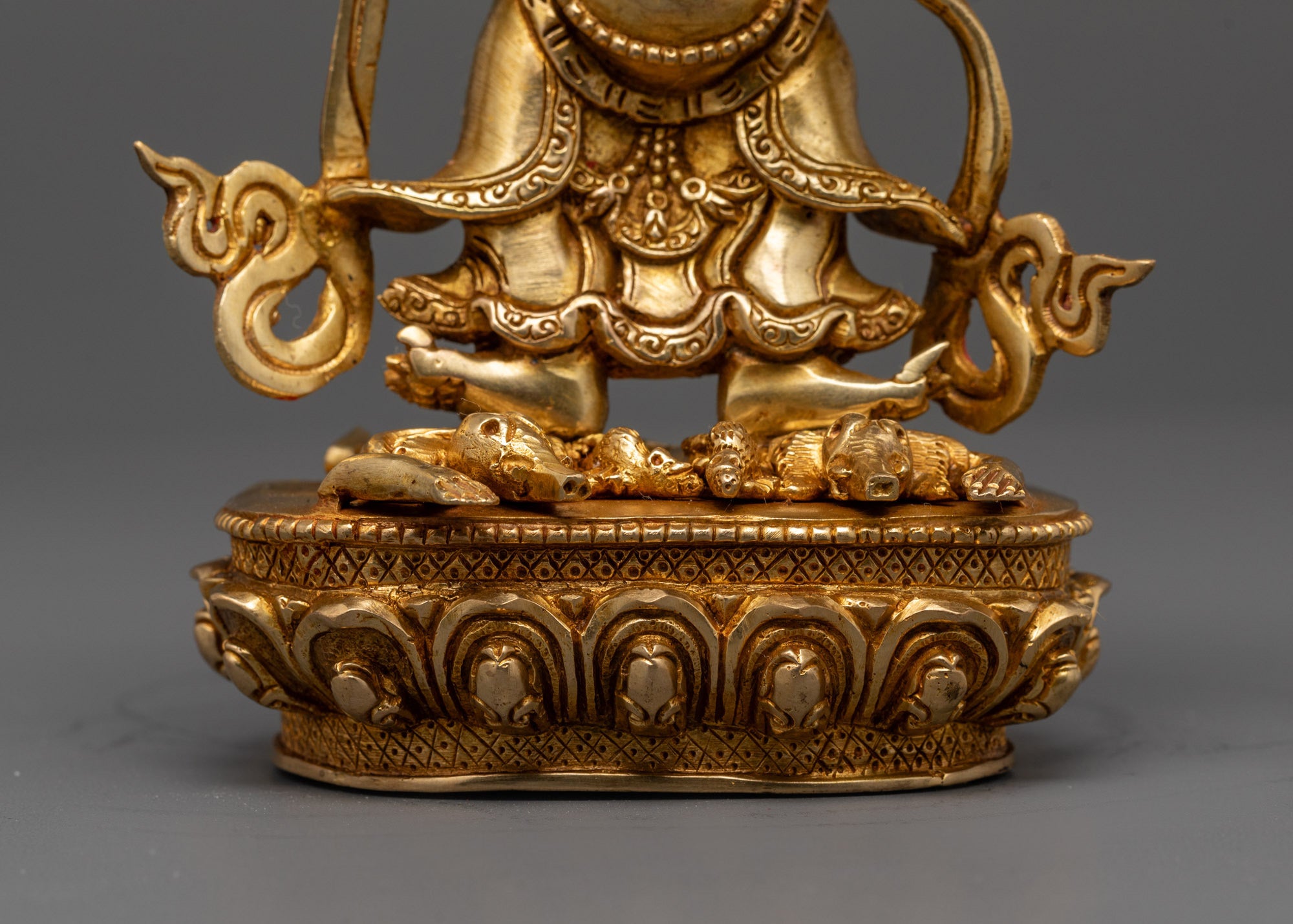White Six-Armed Mahakala Statue | Protector in Vajrayana Buddhism