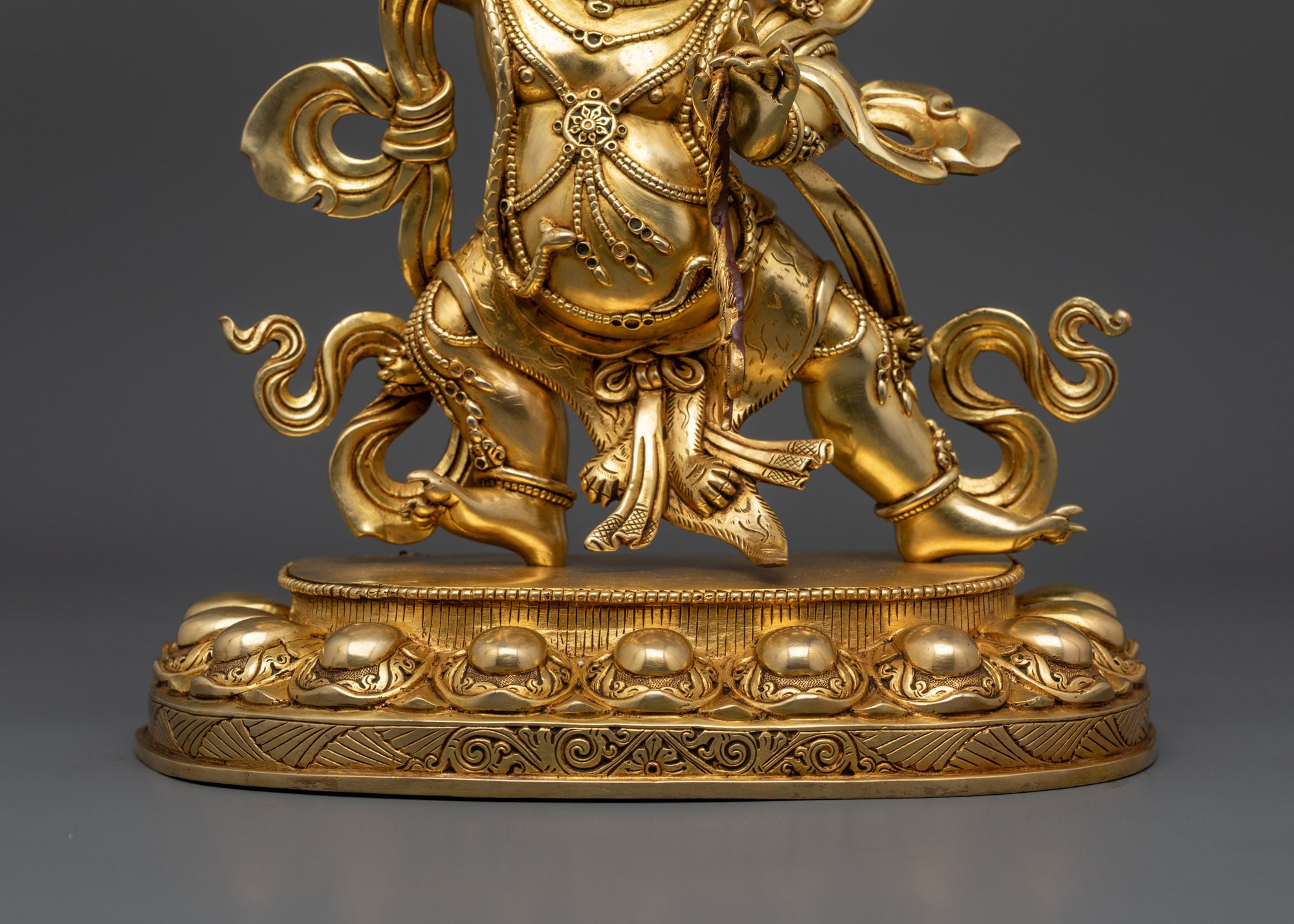 Wrathful Vajrapani Statue | Nepalese Vajra-Wielding Guardian
